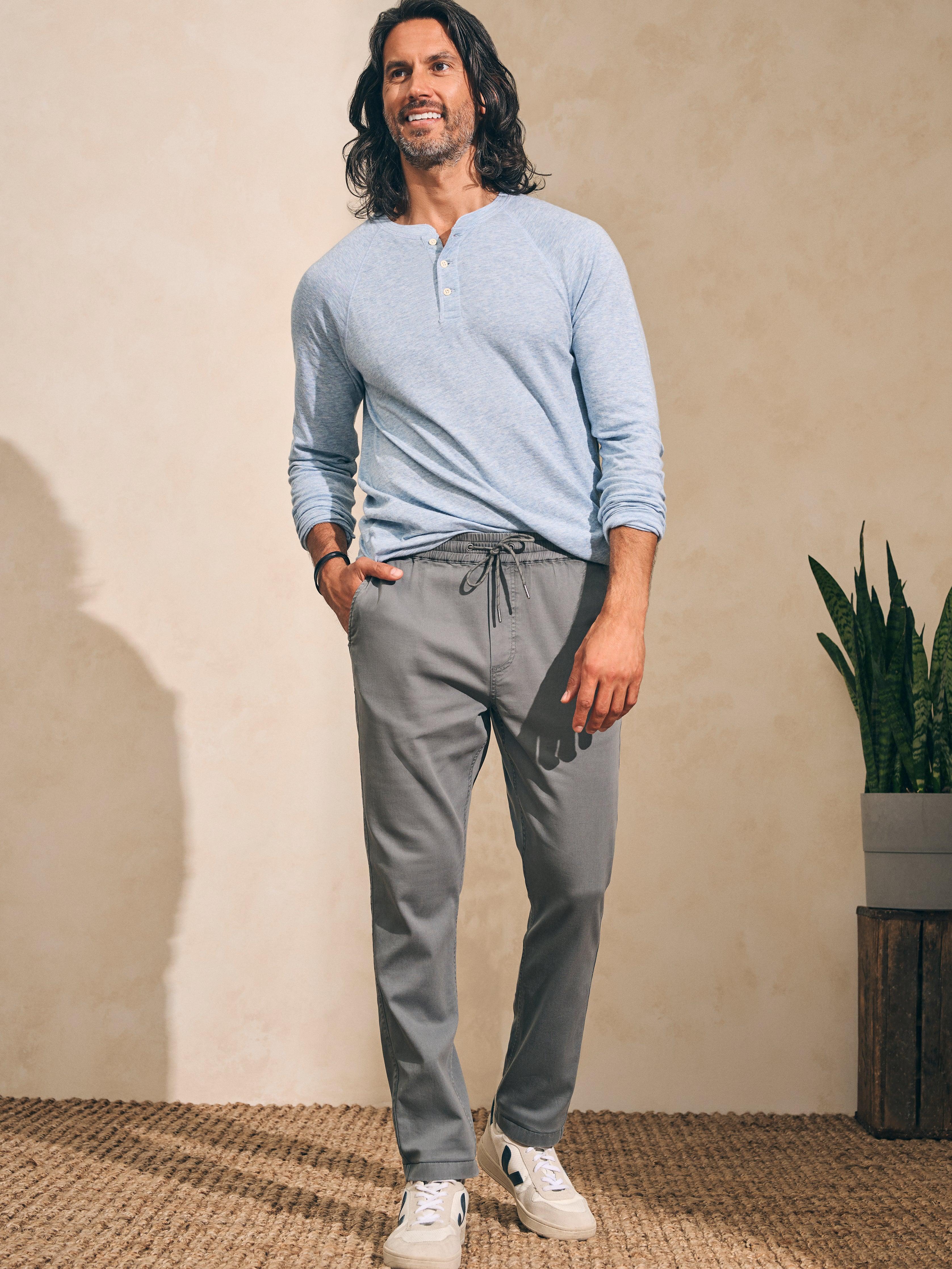 Essential Drawstring Pant - Rugged Grey