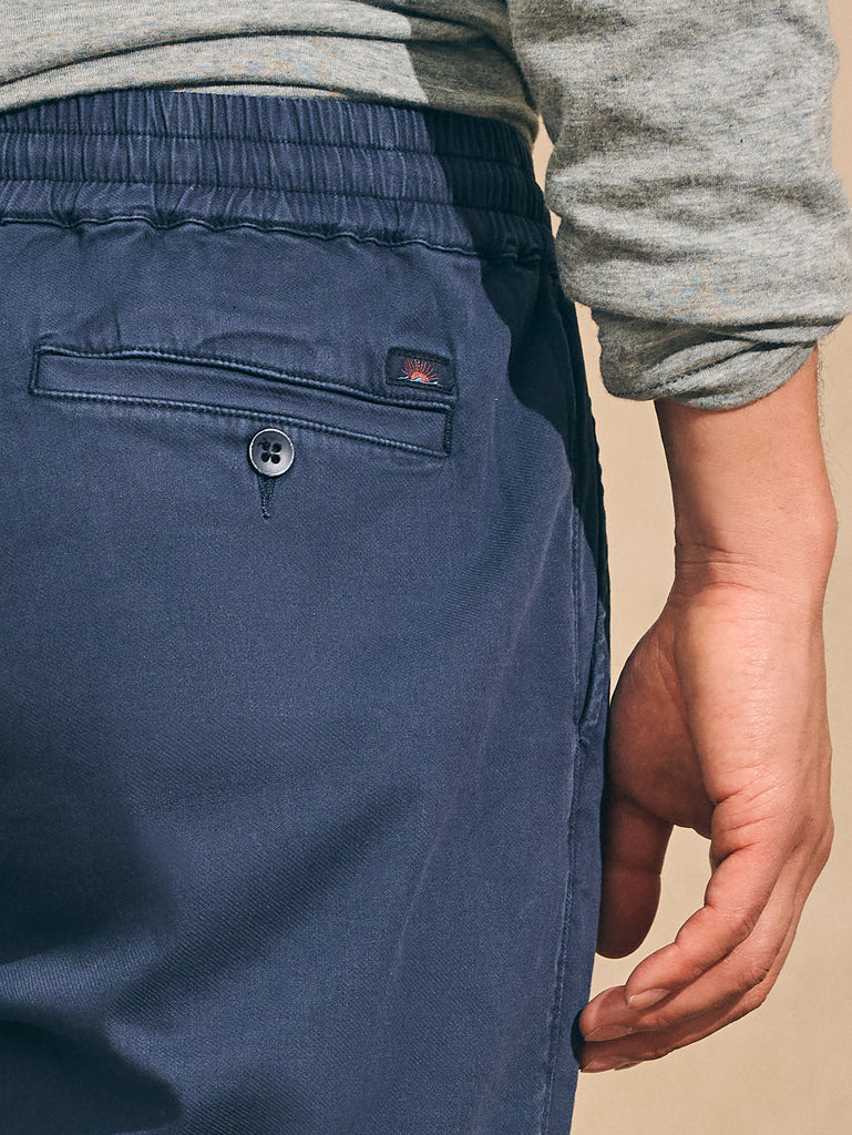 Essential Drawstring Pant - Washed Navy | Faherty Brand