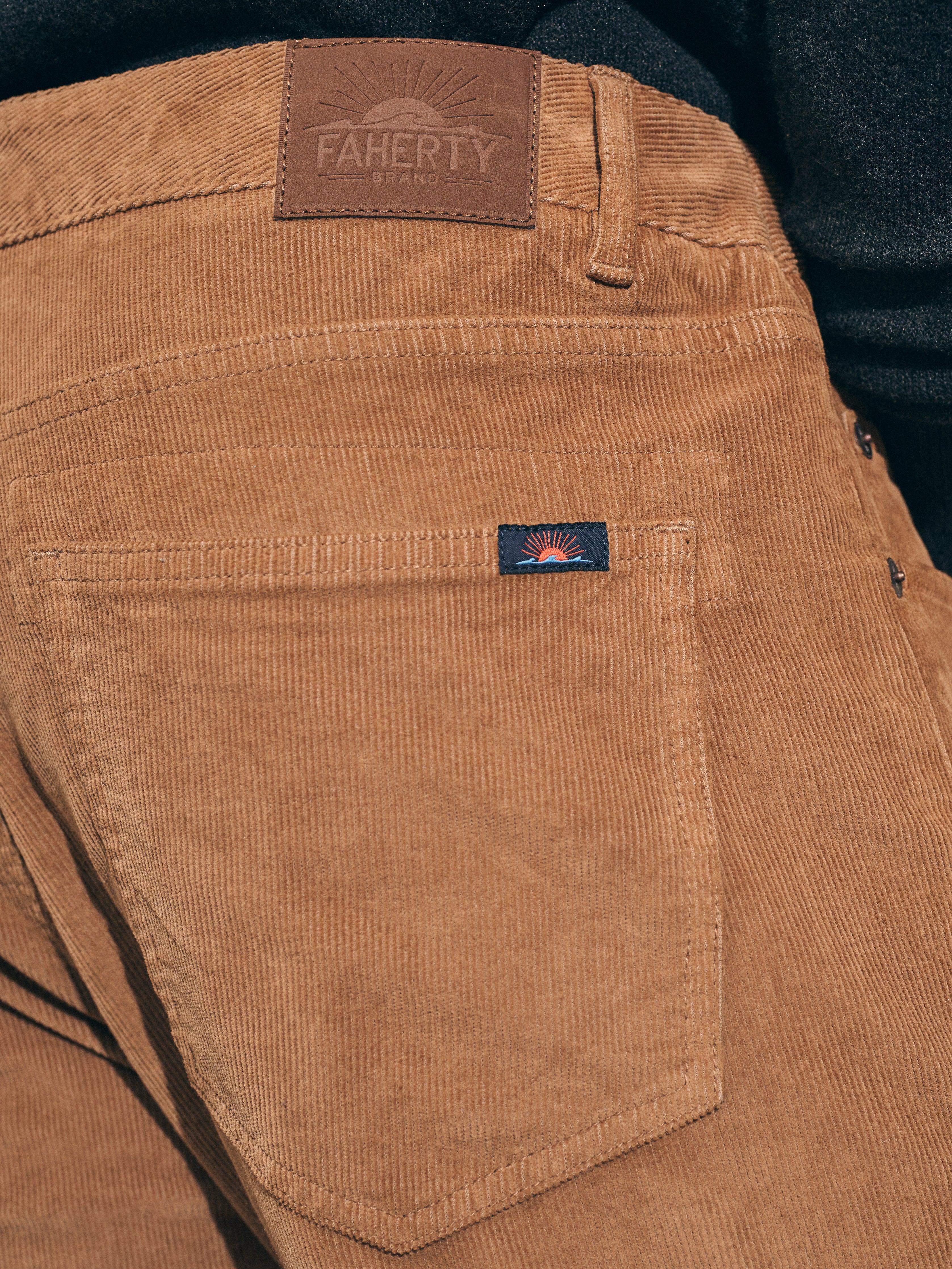 Stretch Corduroy 5-Pocket Pant (30" Inseam) - Raw Umber