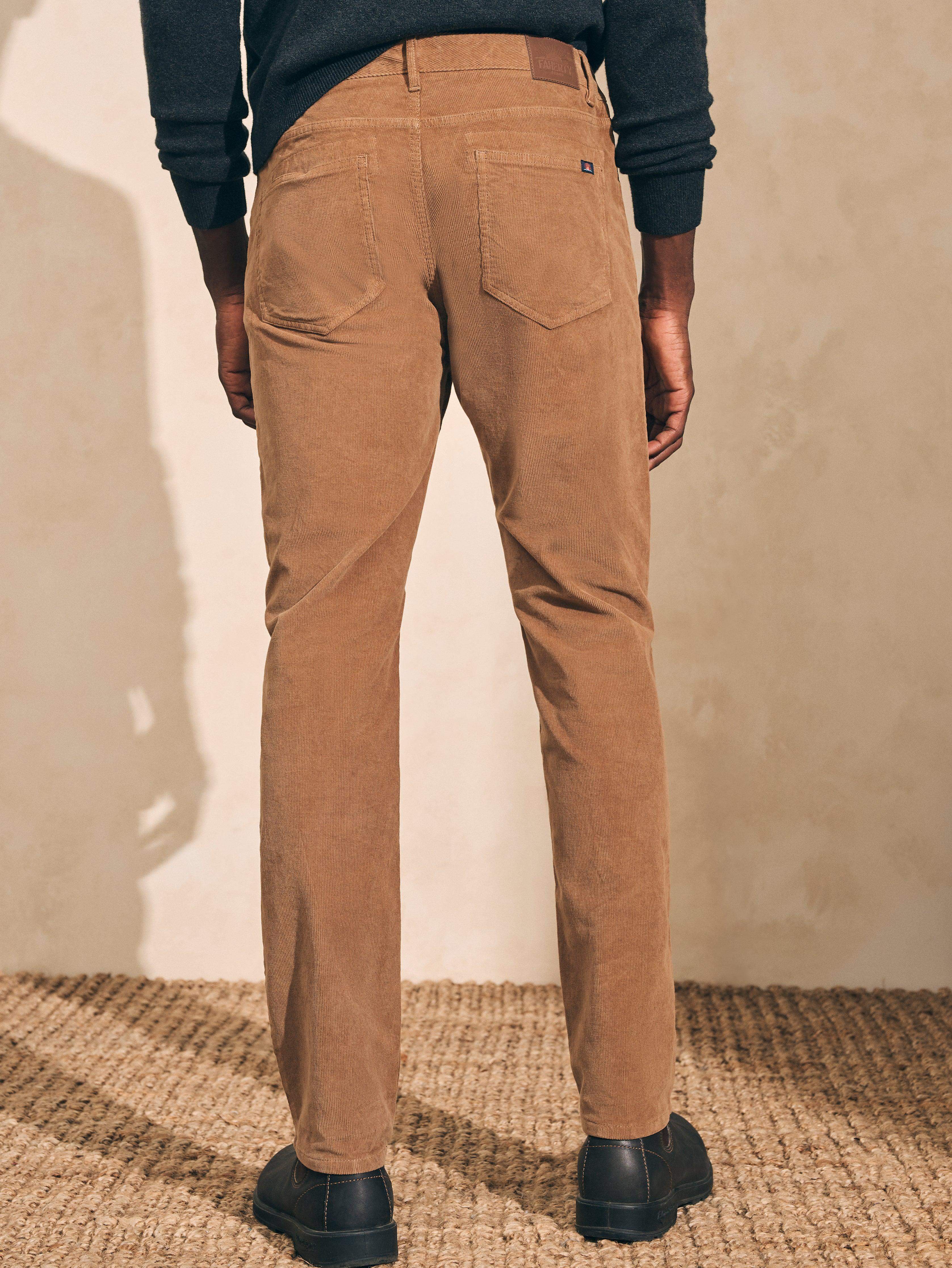 Stretch Corduroy 5-Pocket Pant (32" Inseam) - Raw Umber