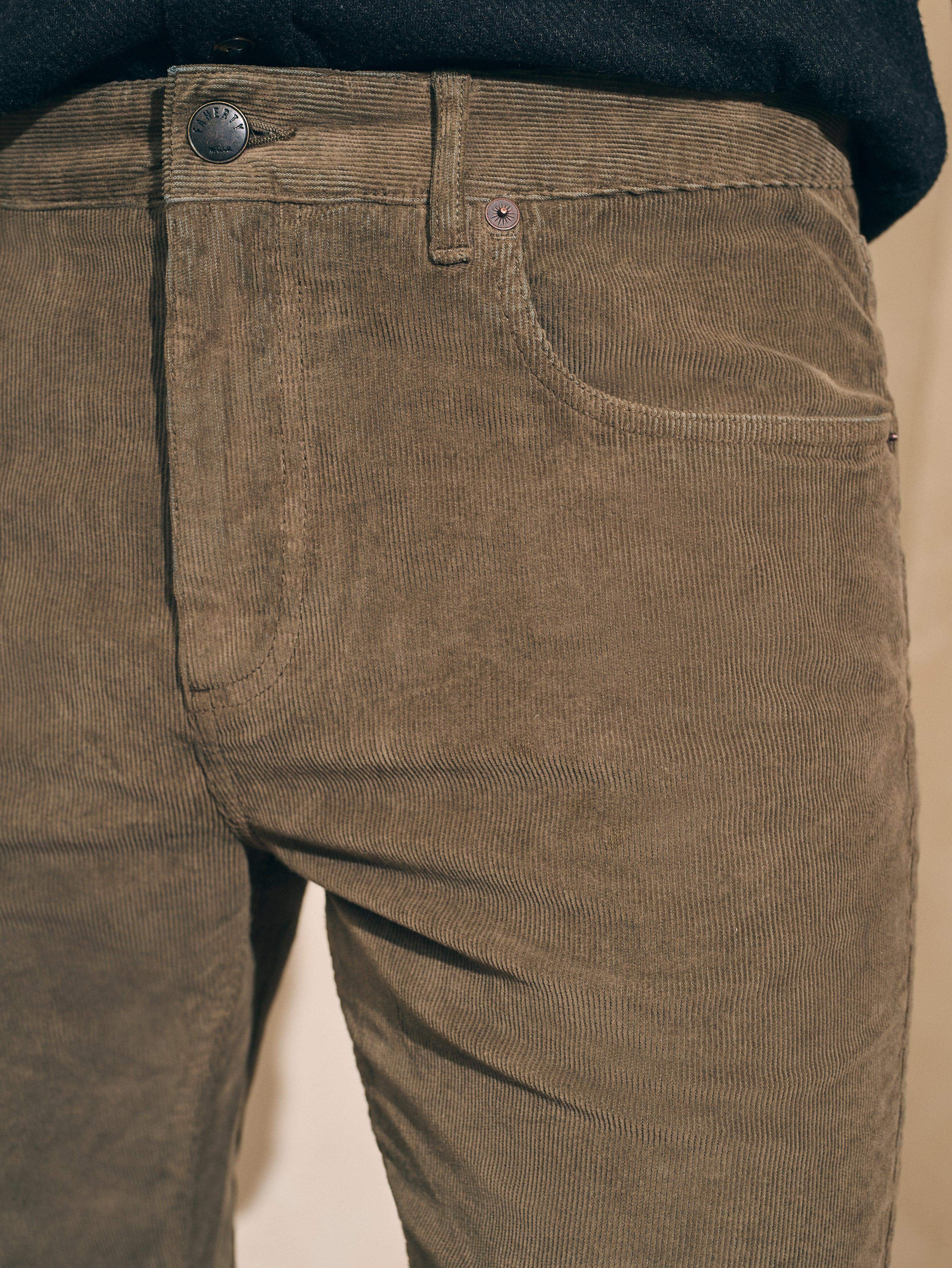 Stretch Corduroy 5-Pocket Pant (32" Inseam) - Surplus Olive