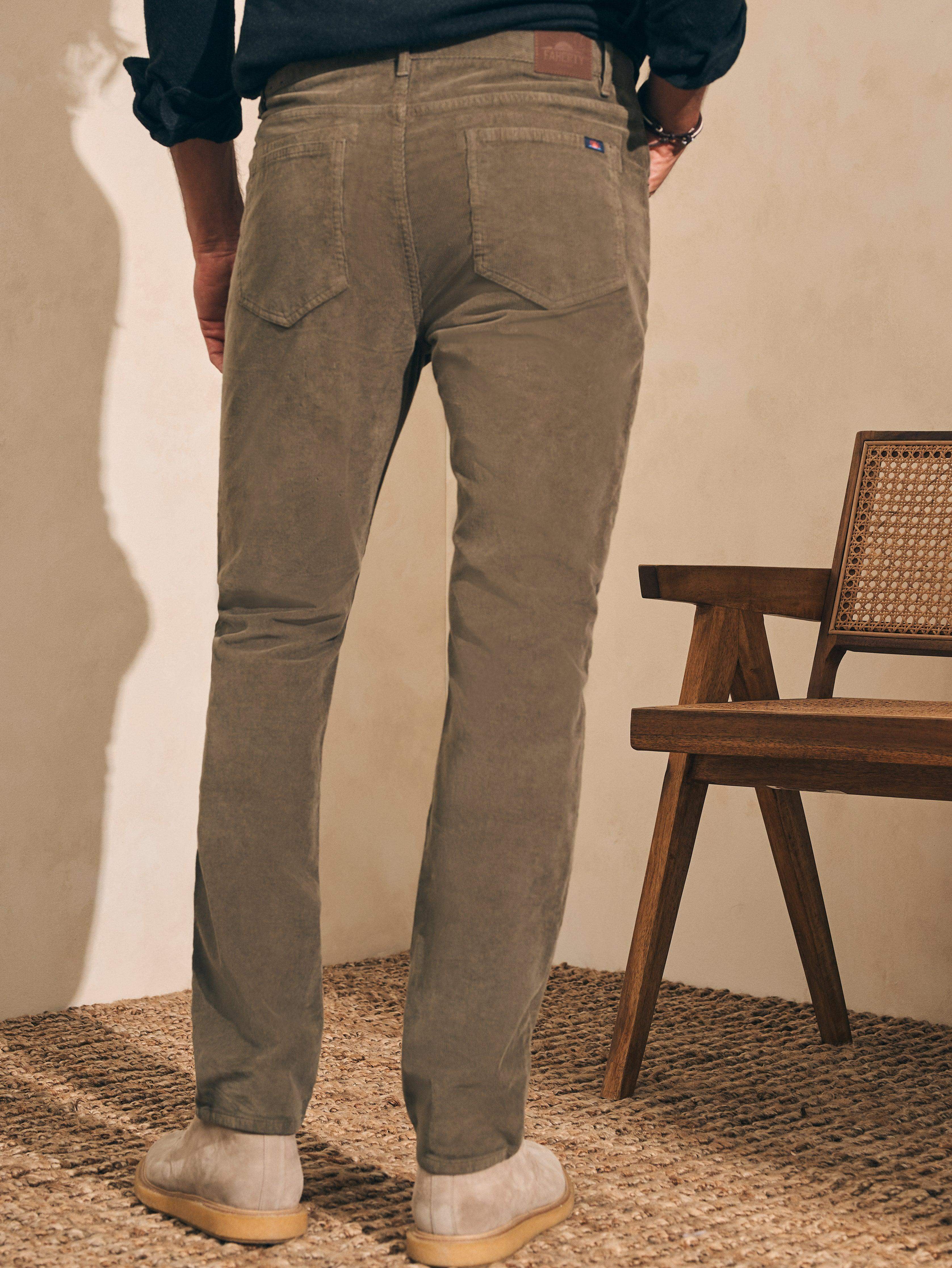 Stretch Corduroy 5-Pocket Pant (32" Inseam) - Surplus Olive