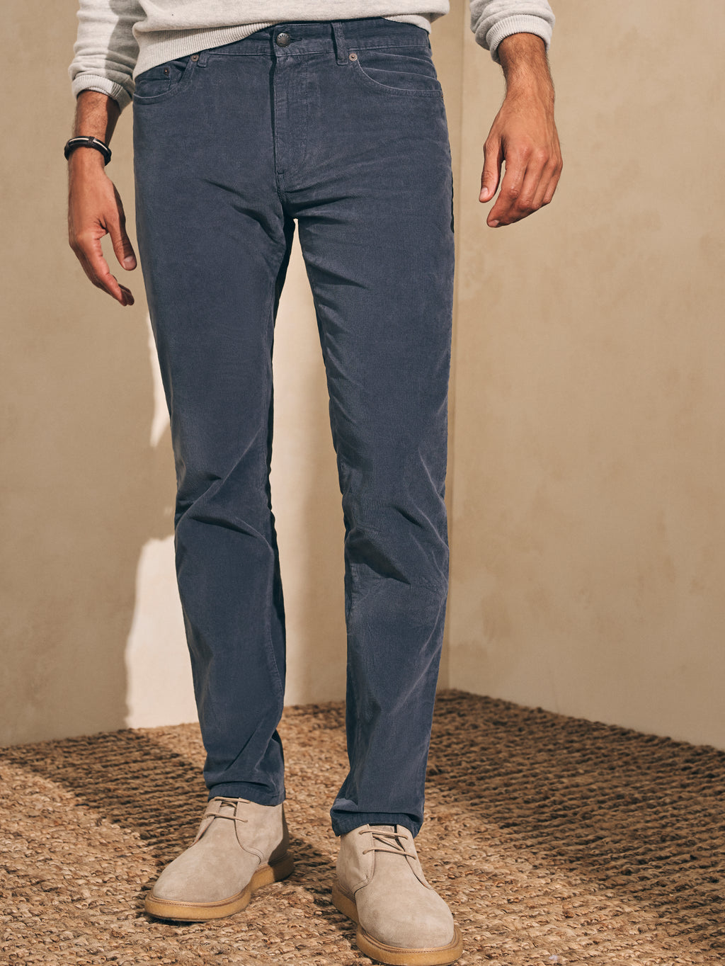 Stretch Corduroy 5-Pocket Pant (32 Inseam) - Faded Navy