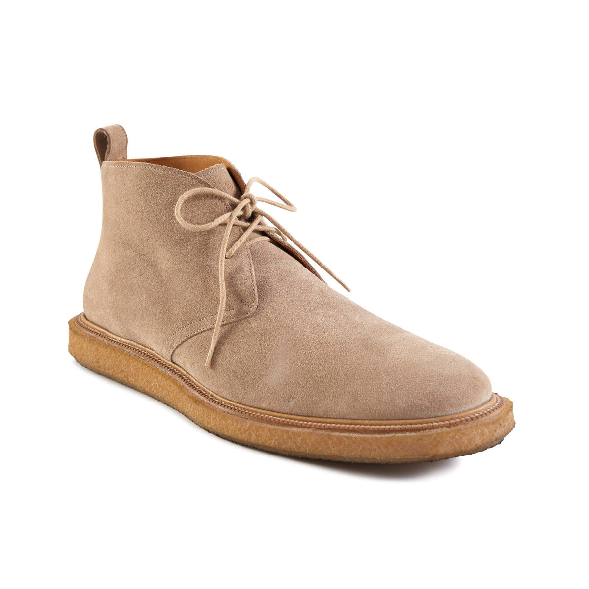 Vans Desert Chukka Tan Suede Mid Top Boots Mens Brown Wedge Sole Size 9.5 14580 - Desert Chukka Boot in Tan Suede – ALDEN SHOES main image 3