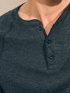 Long-Sleeve Newport Cloud Henley (Tall) - Charcoal Heather