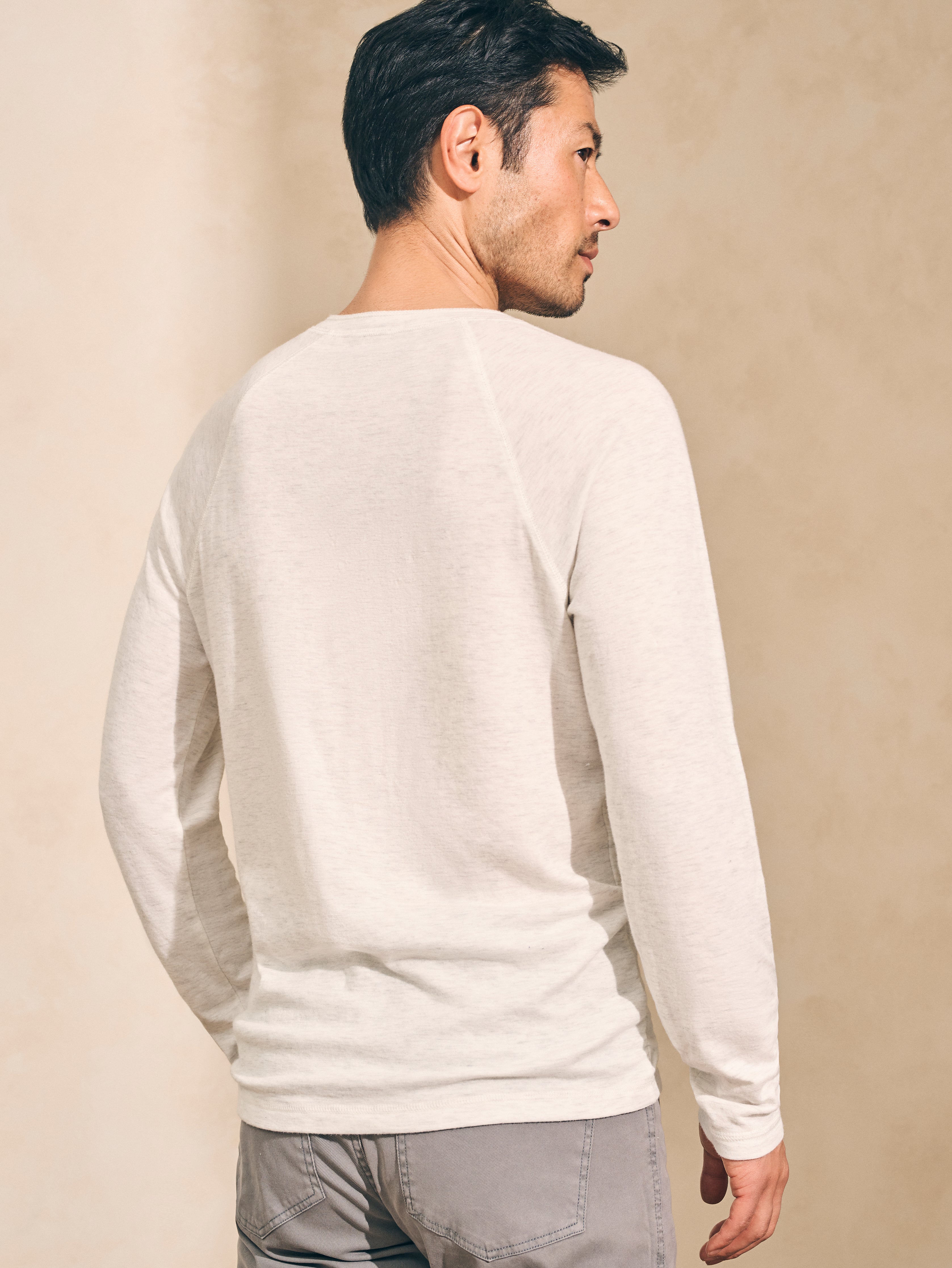 Cloud Cotton Long-Sleeve Henley