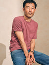 Sunwashed Pocket Tee (Tall) - Plum Wine