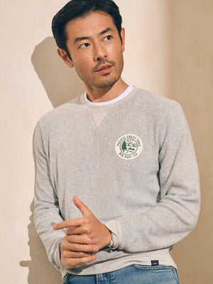 Pacific Crest Beach Fleece Crewneck - Heather Grey