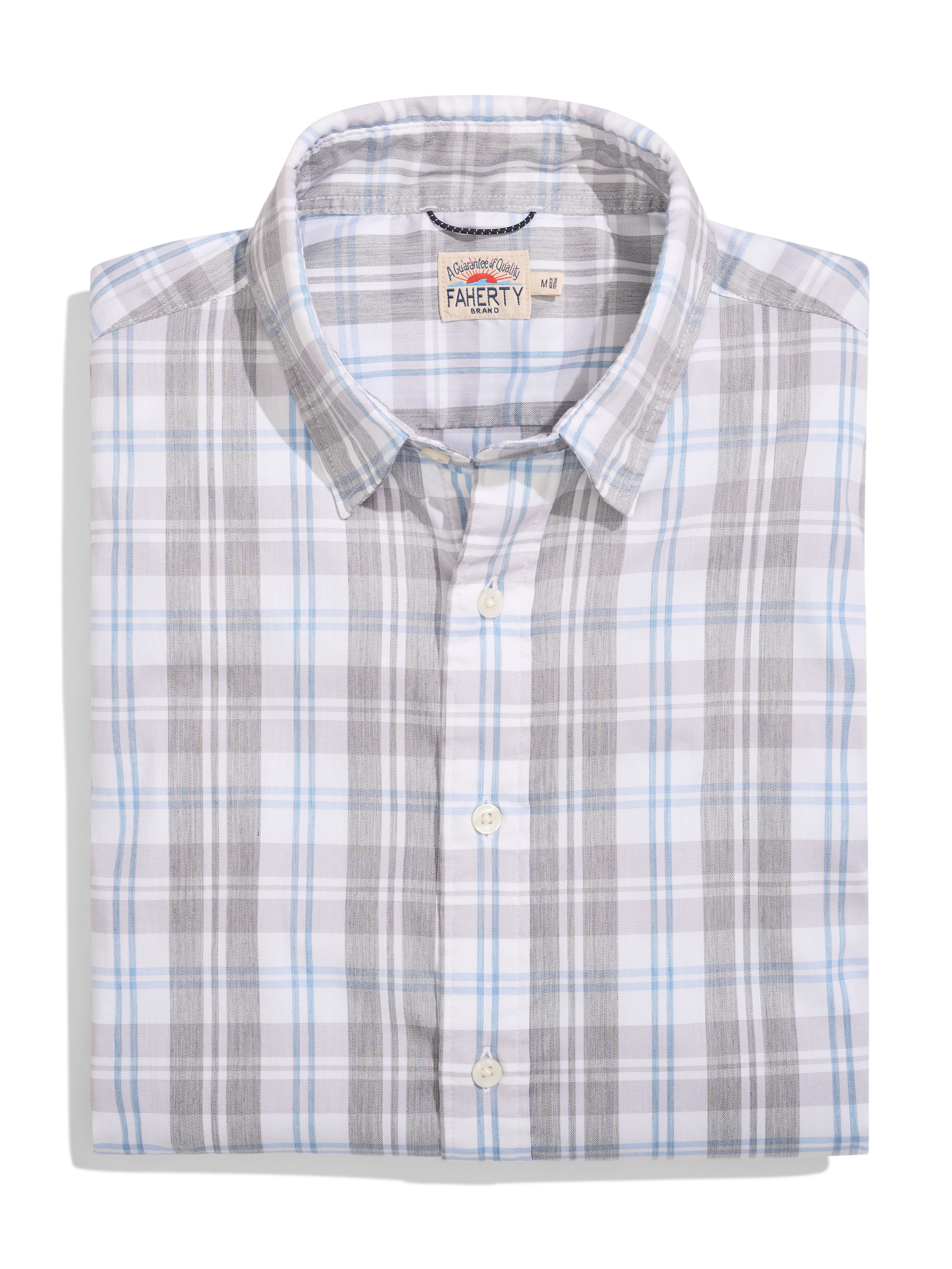 Movement™ Shirt - Grey Cream Plaid