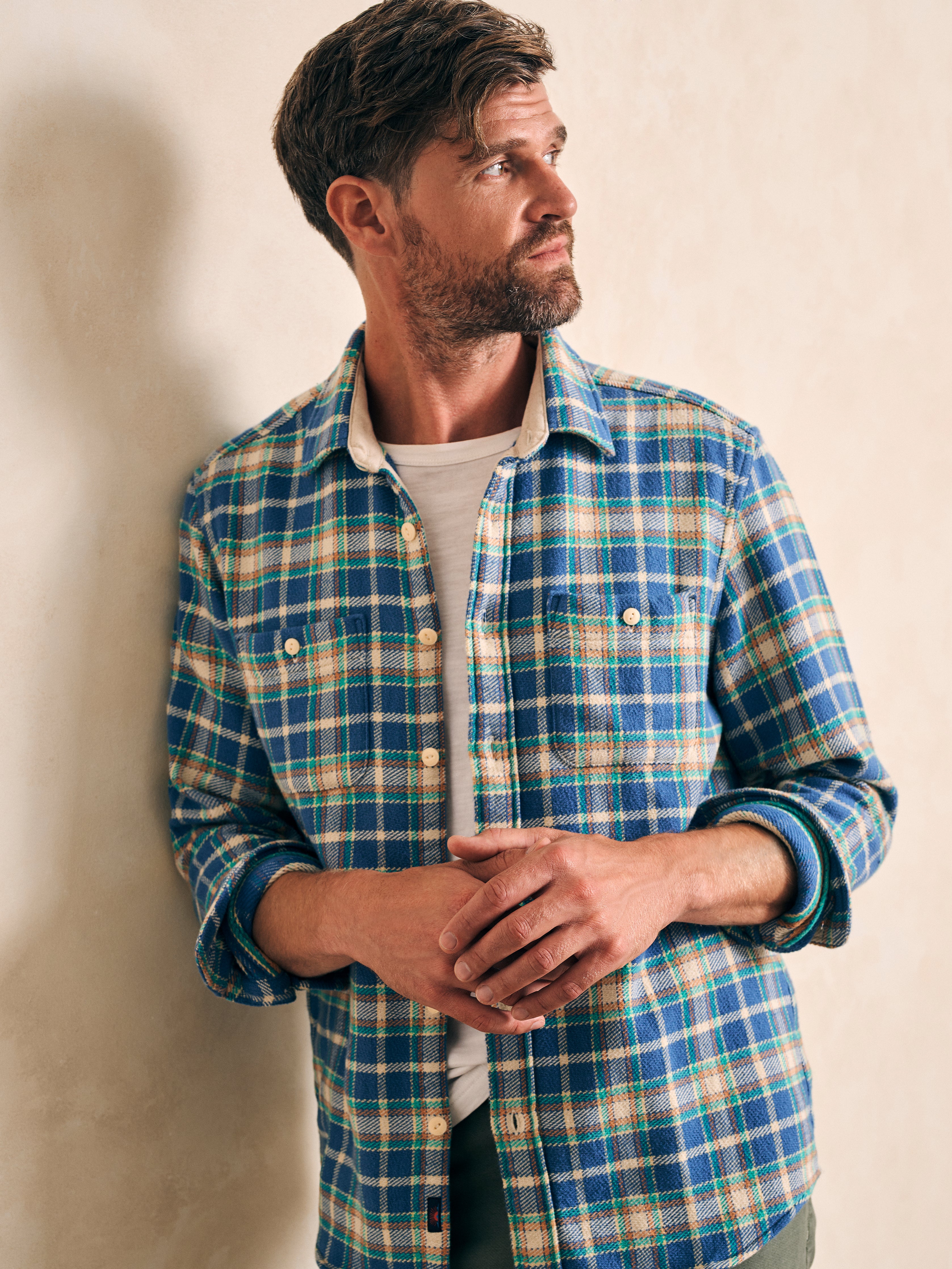The Surf Flannel - Landing Point Plaid