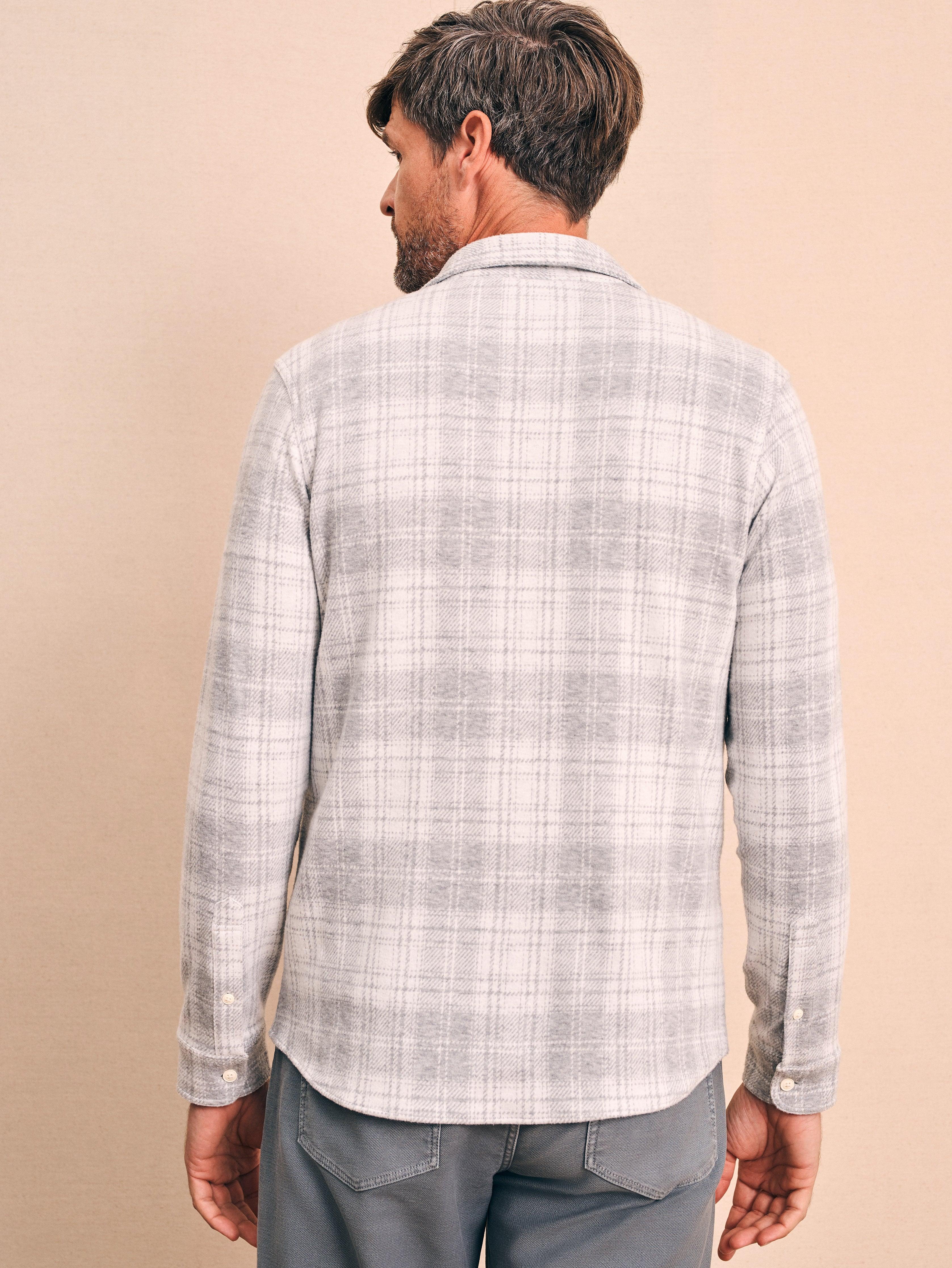 Legend™ Sweater Shirt - Winter Clouds Plaid