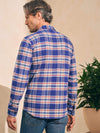 Legend™ Sweater Shirt - Navy Skyline Plaid