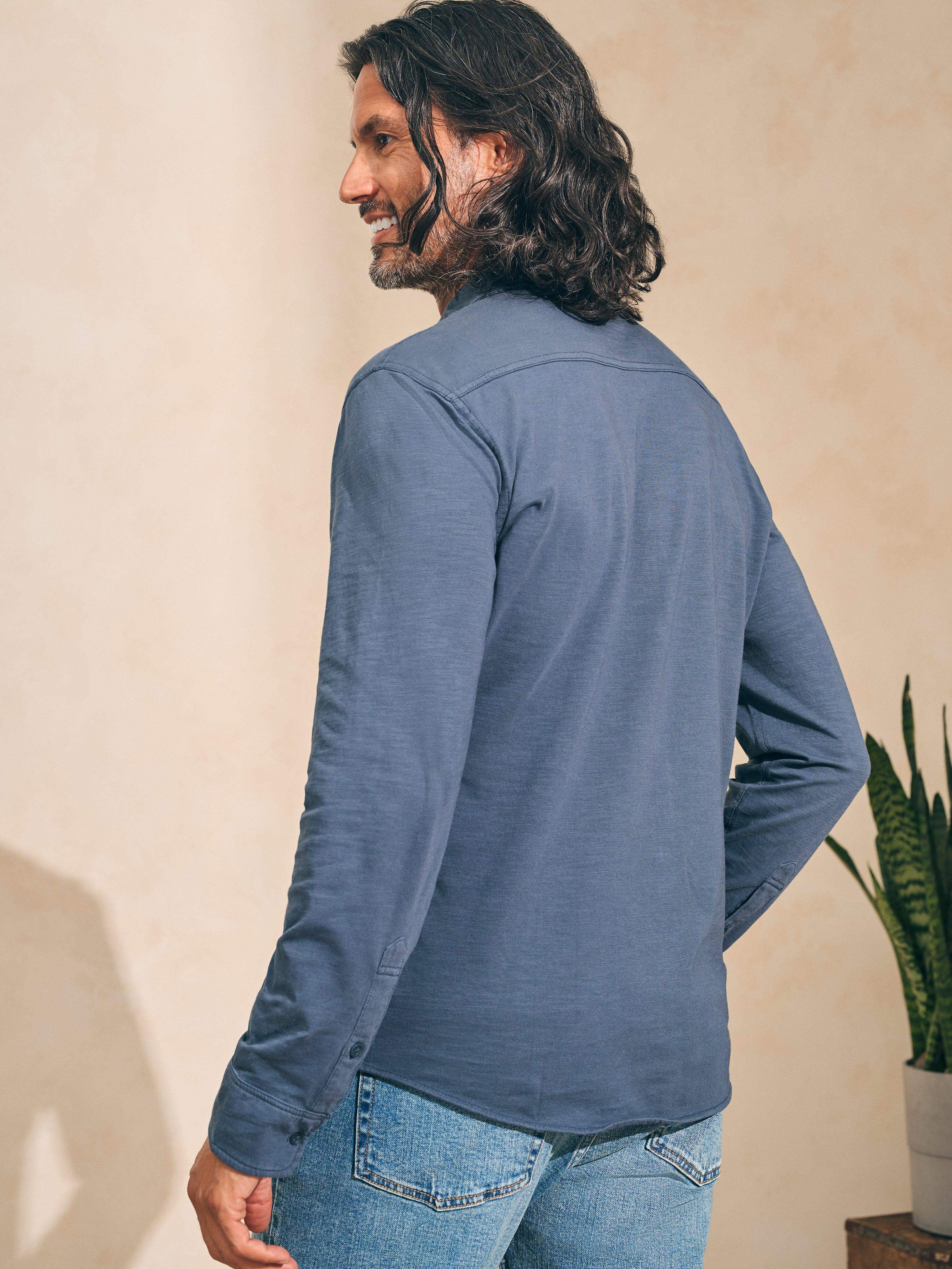 Sunwashed Knit Shirt (Single Pocket