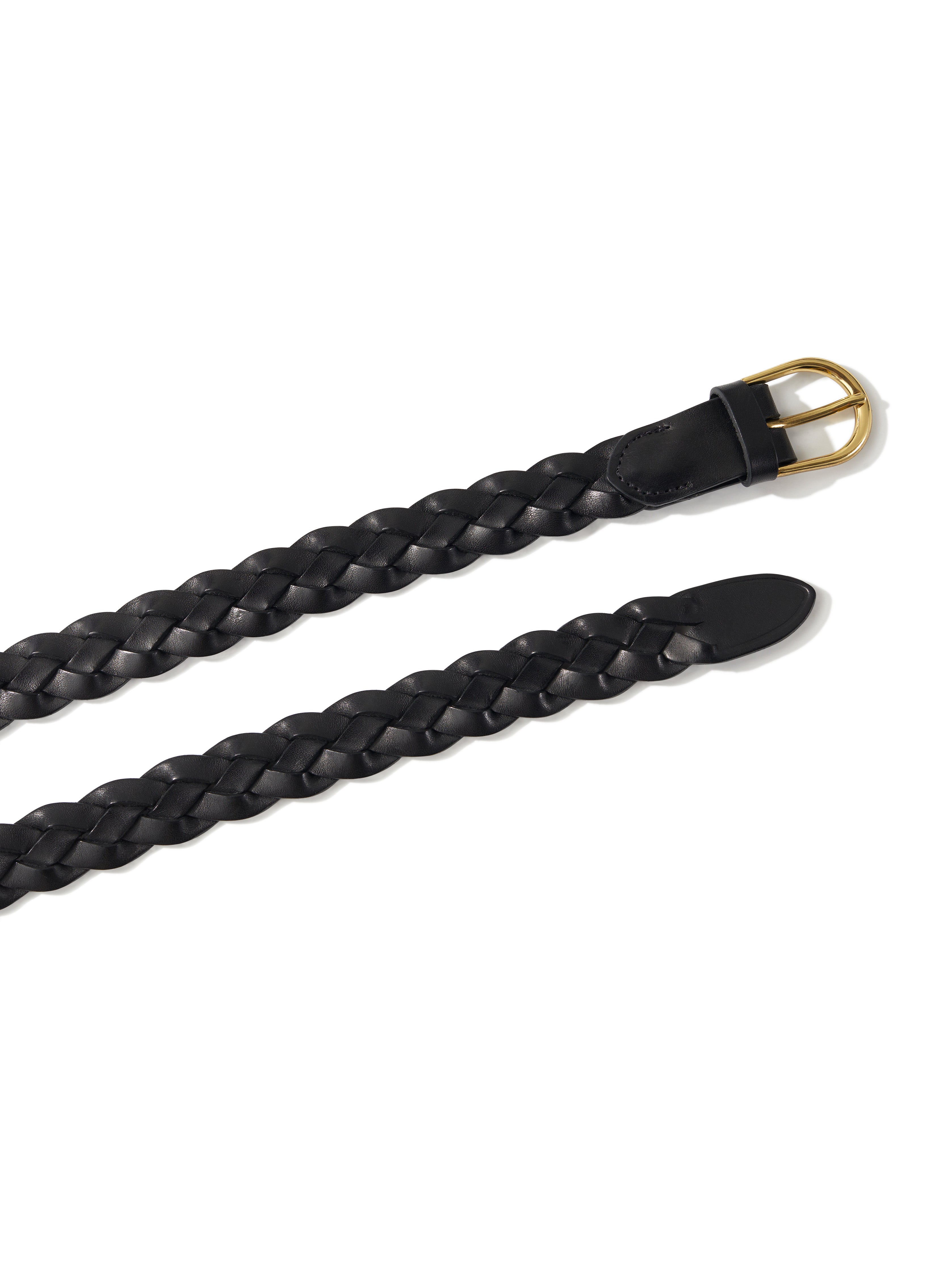 Braided Leather Belt