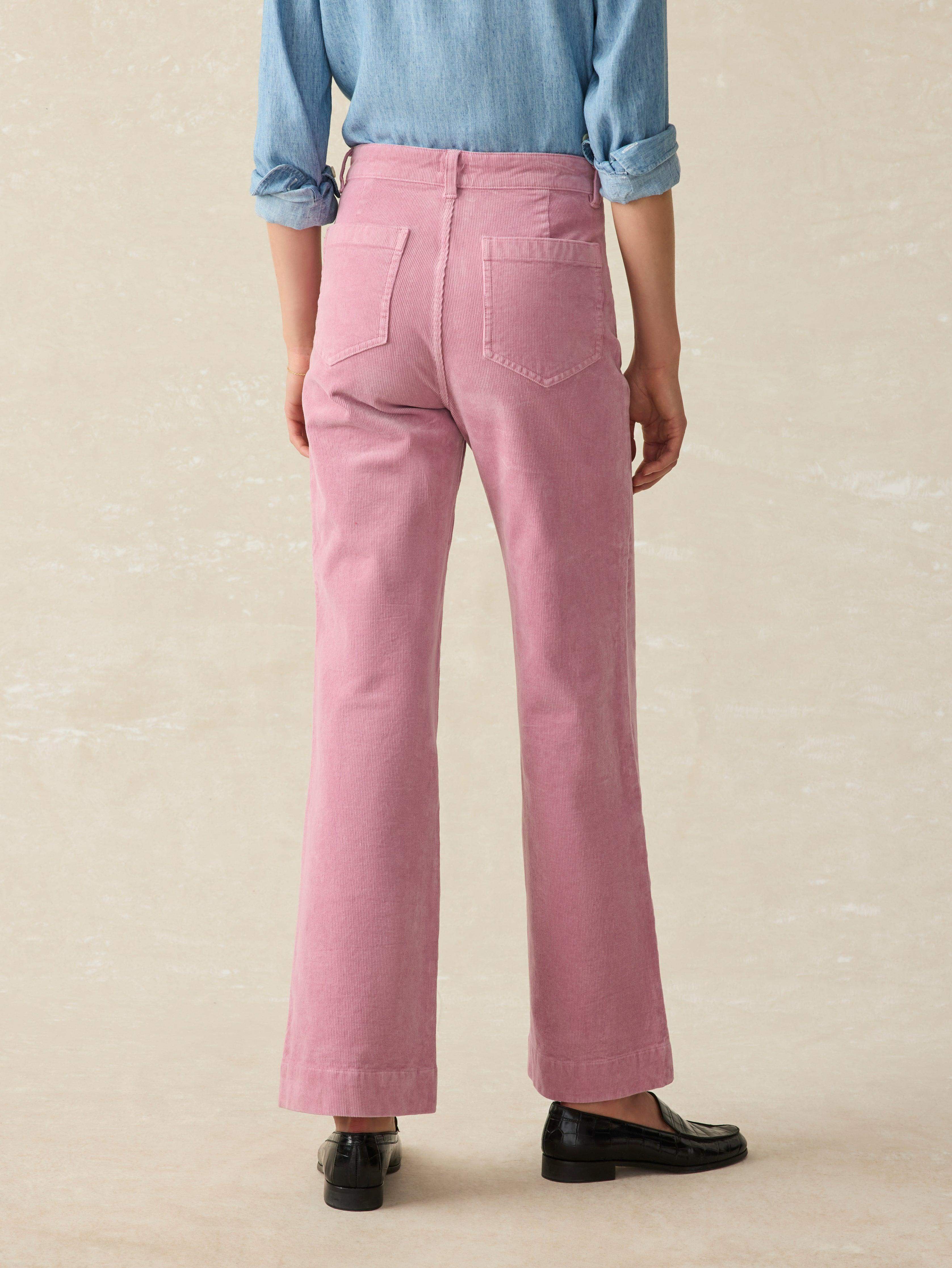 Softstretch Cord Patch Pocket Pant - Orchid Haze | Faherty Brand