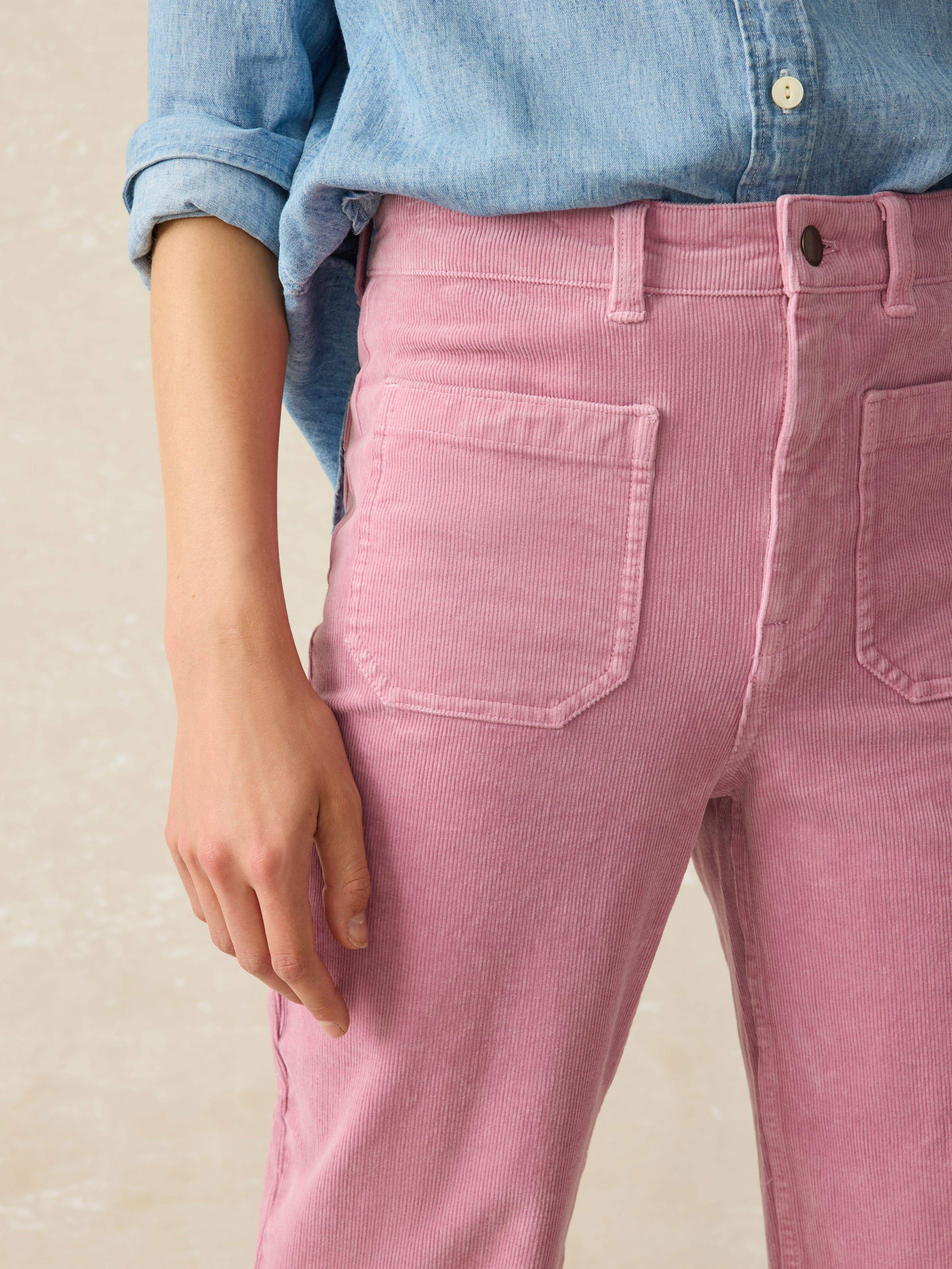 Softstretch Cord Patch Pocket Pant - Orchid Haze | Faherty Brand