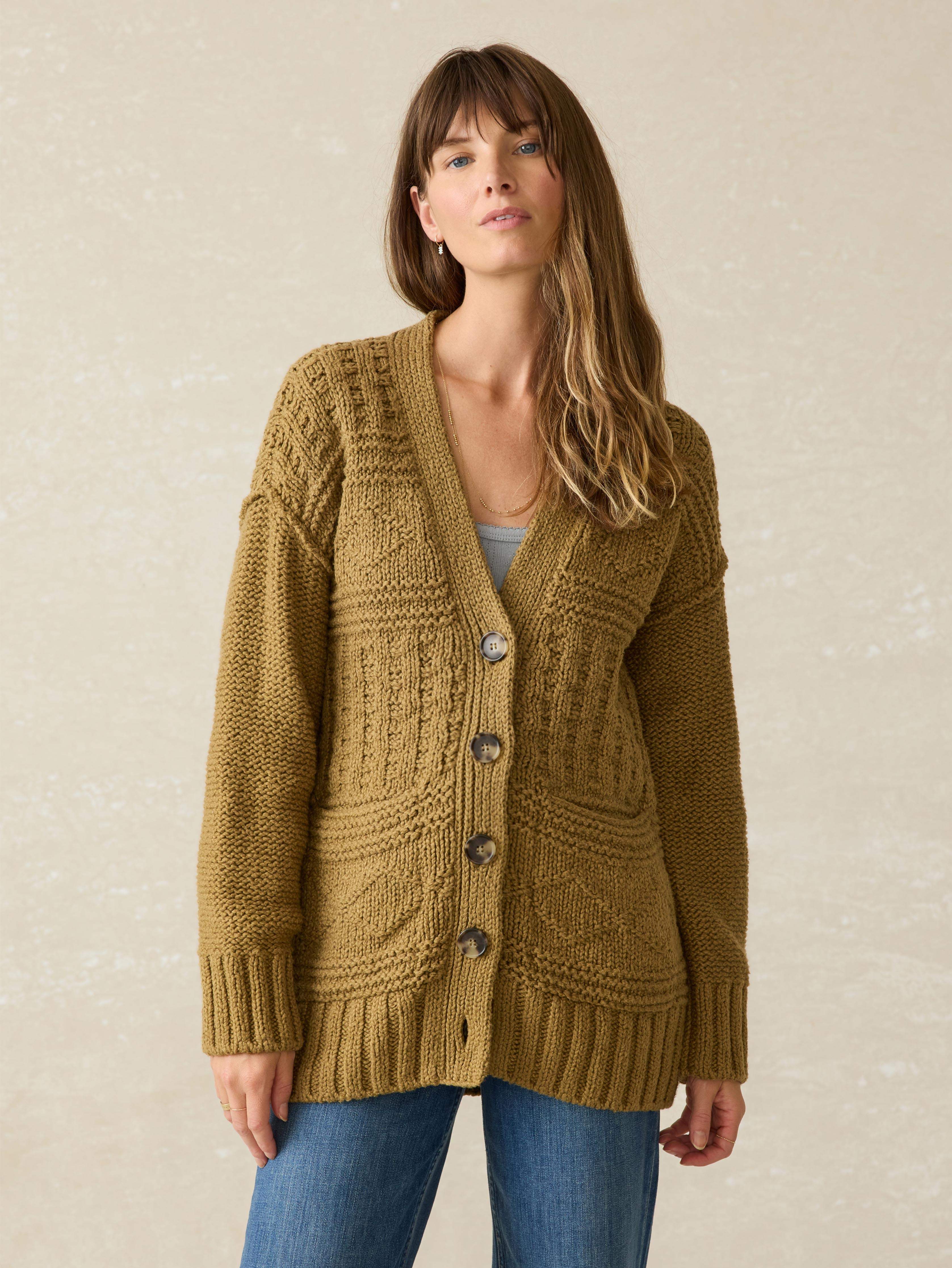 Catskill Cardigan - Antique Bronze | Faherty Brand Catskill Cardigan - Antique Bronze | Faherty Brand