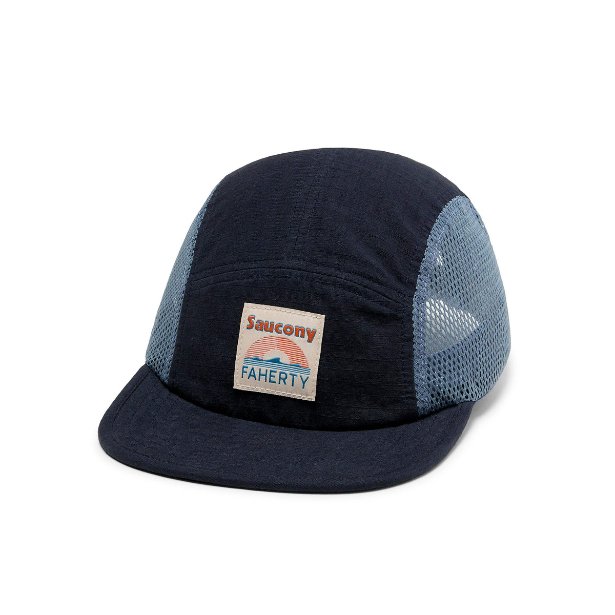 Frye Canvas Camper Unisex Hat In Indigo Blue 5-Panel Corduroy Camper Hat - Vintage Blue – McClumsy main image 2