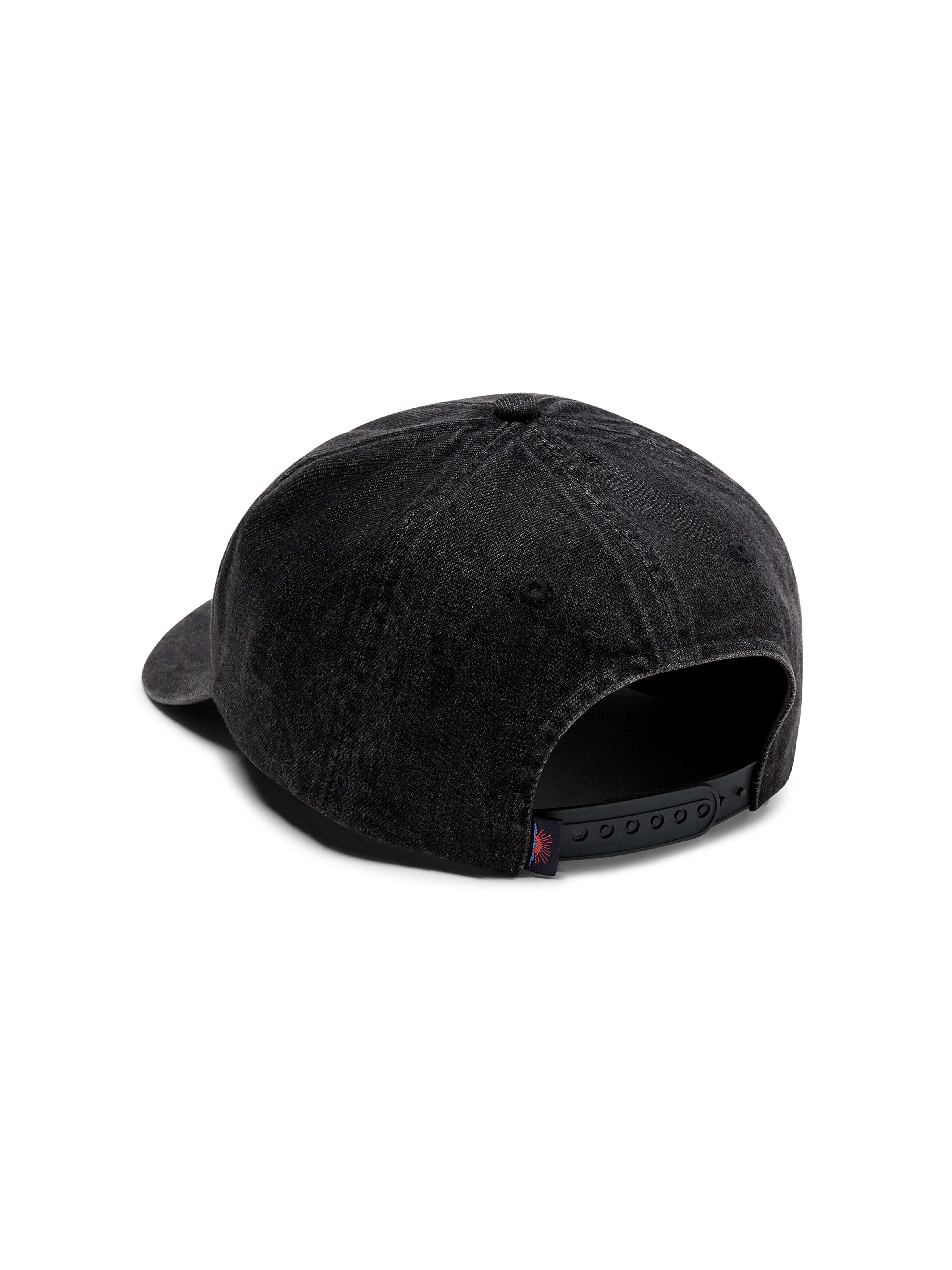 Denim Baseball Hat - Washed Black