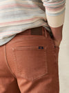 Stretch Terry 5-Pocket Pant - Russet