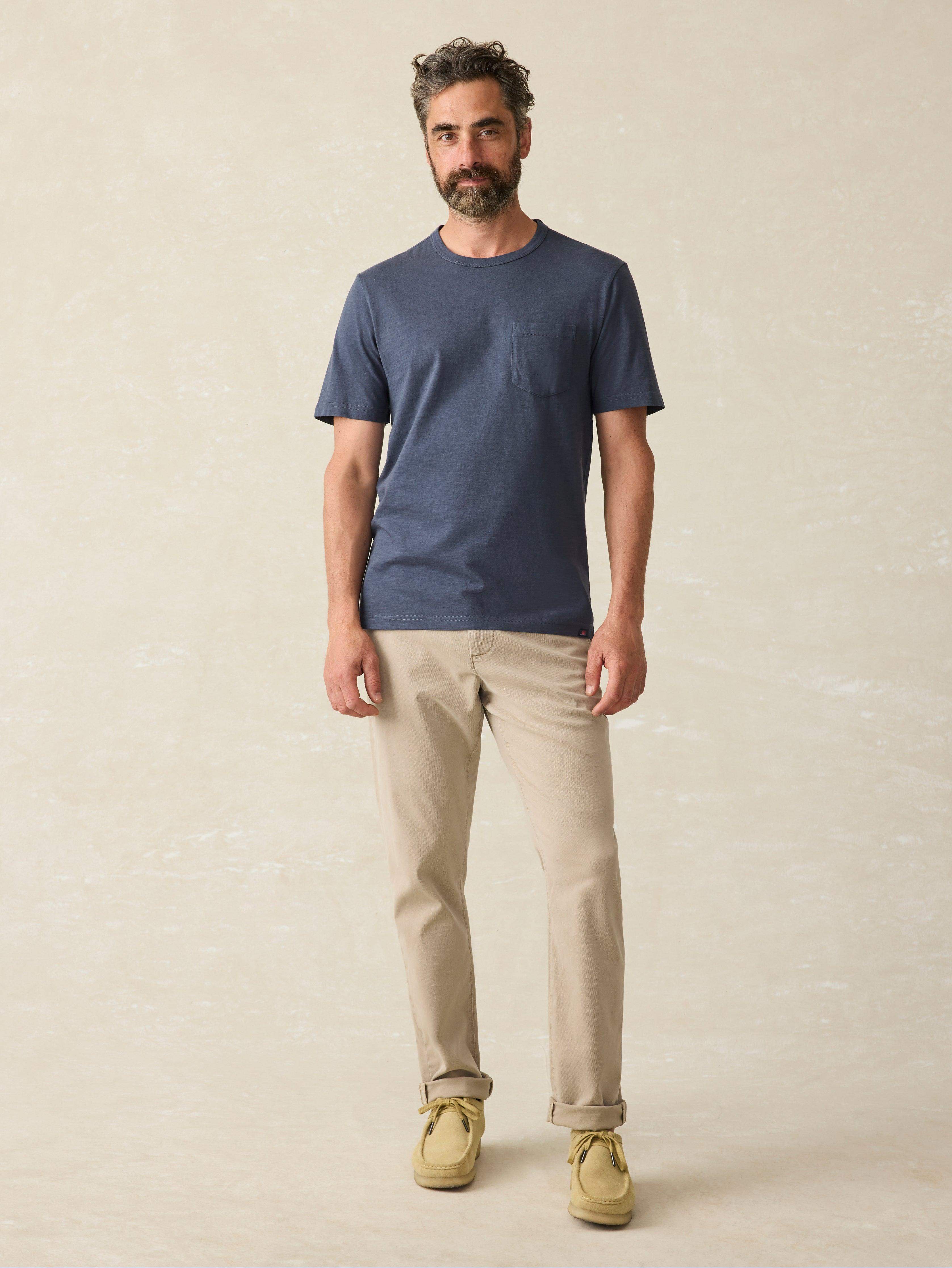 Sunwashed Pocket Tee - Dune Navy
