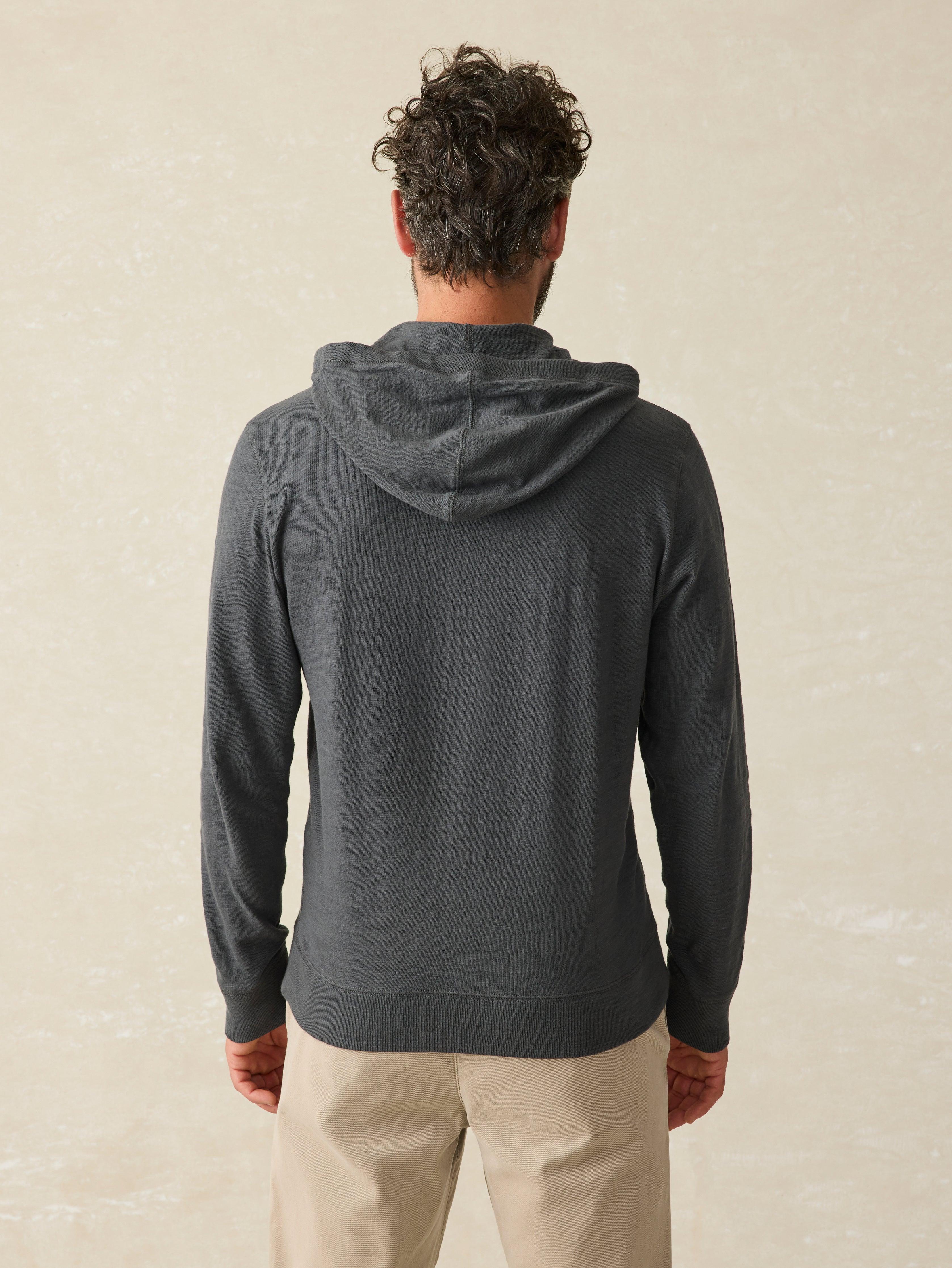 Sunwashed Slub Hoodie - Graphite