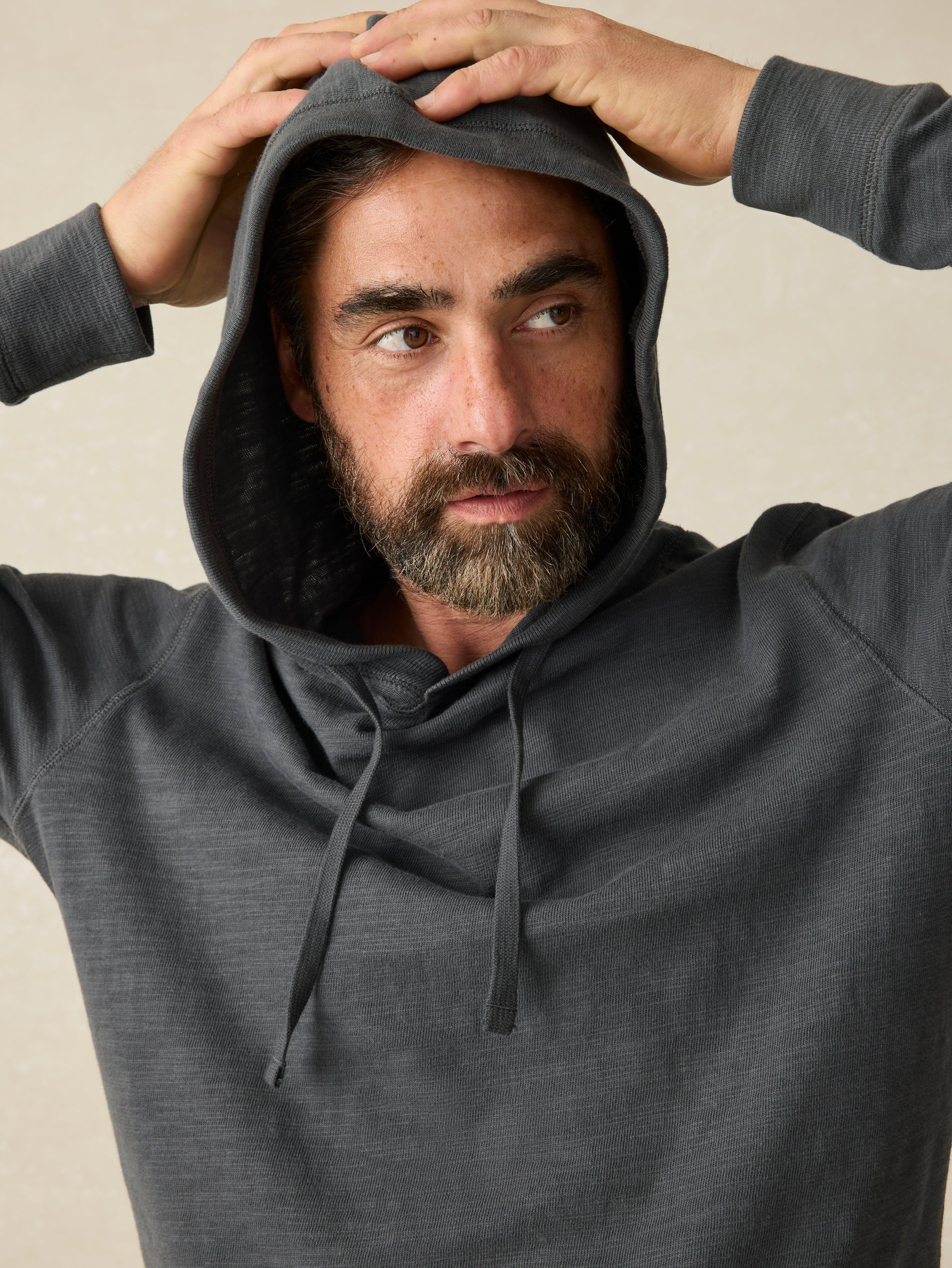 Sunwashed Slub Hoodie - Graphite