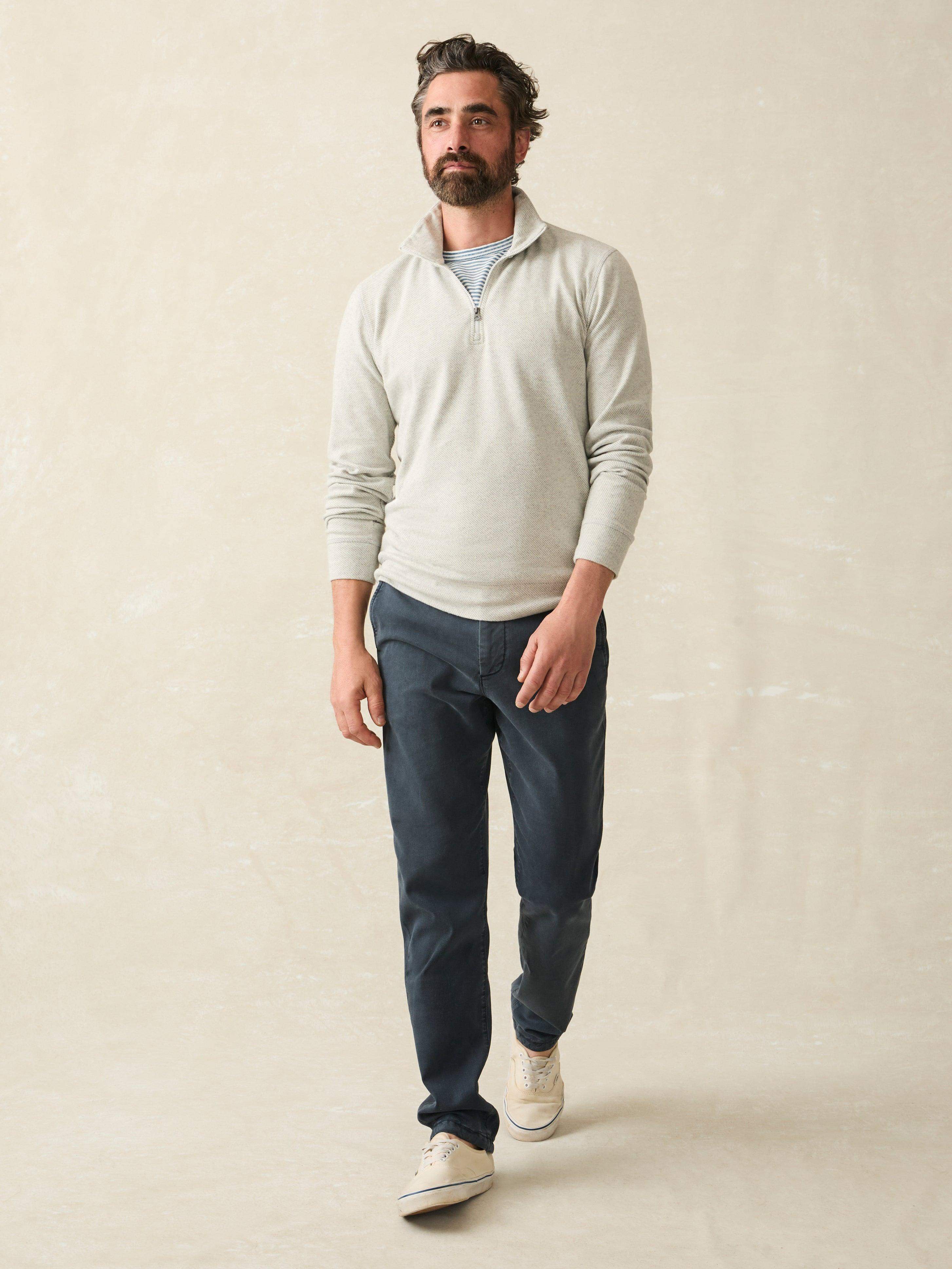 Legend™ Sweater Quarter Zip - Light Heather Grey