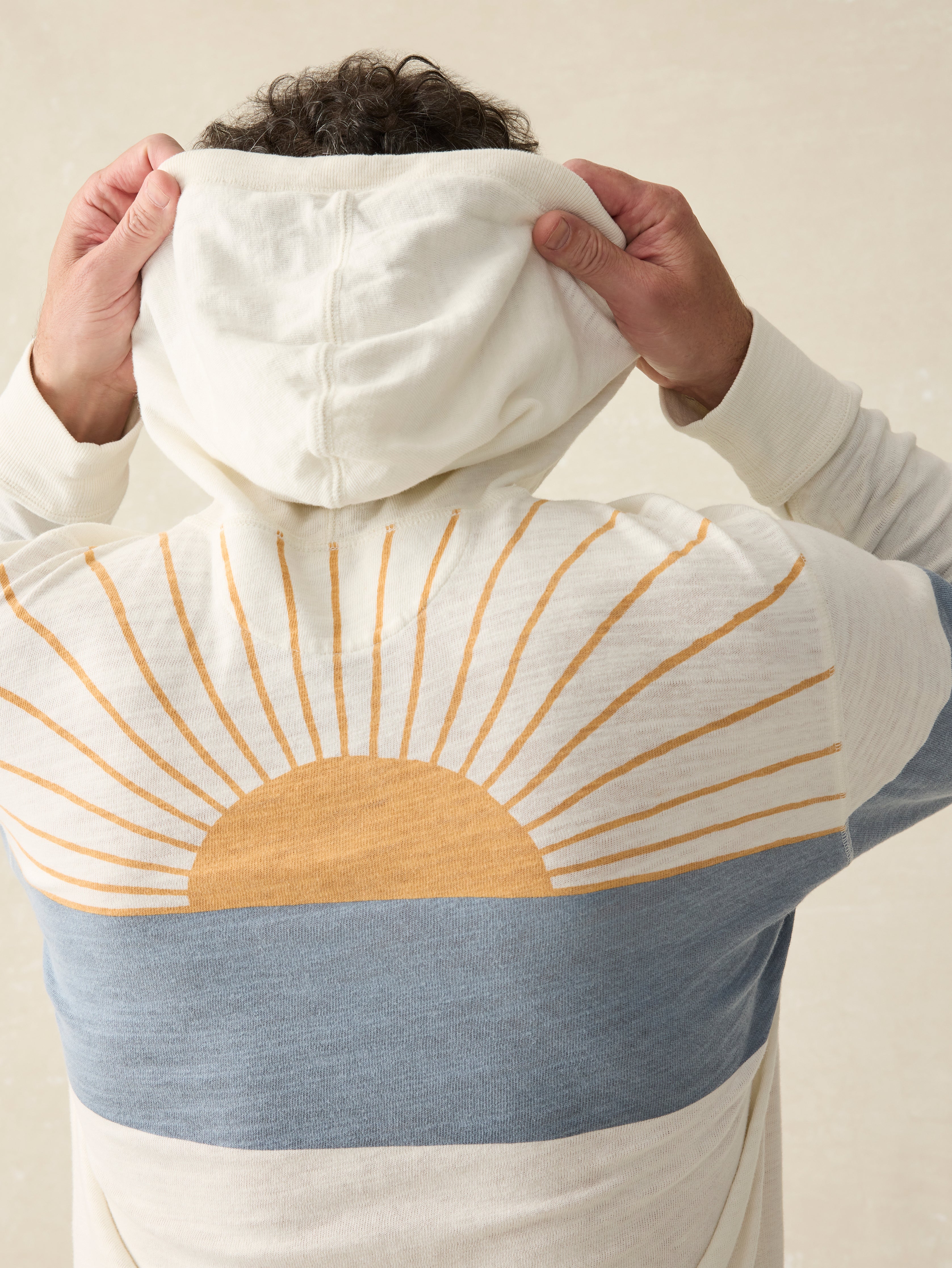 Sunwashed Sunray Hoodie - Ocean Sunrise