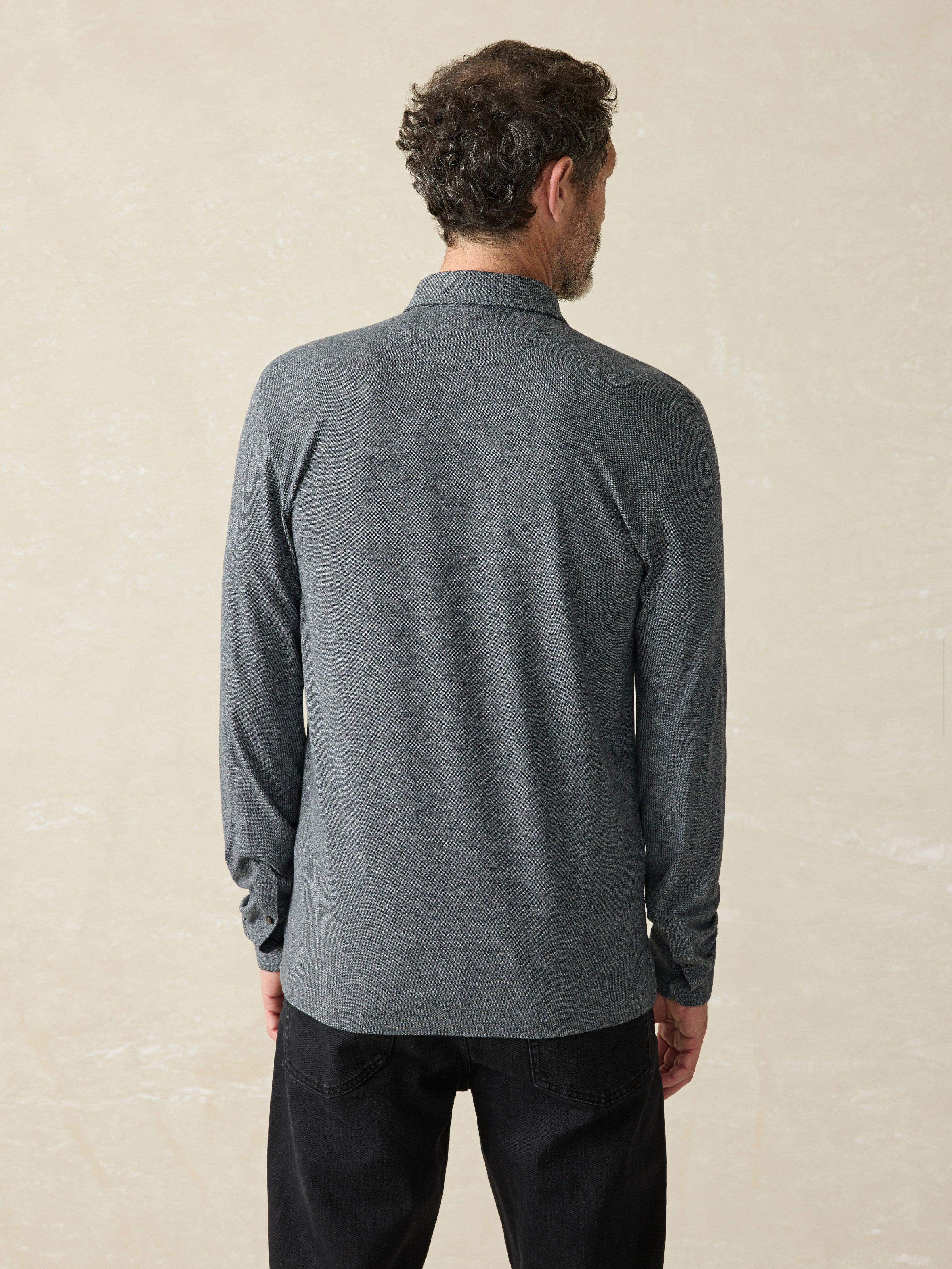 Movement™ Long-Sleeve Pique Polo