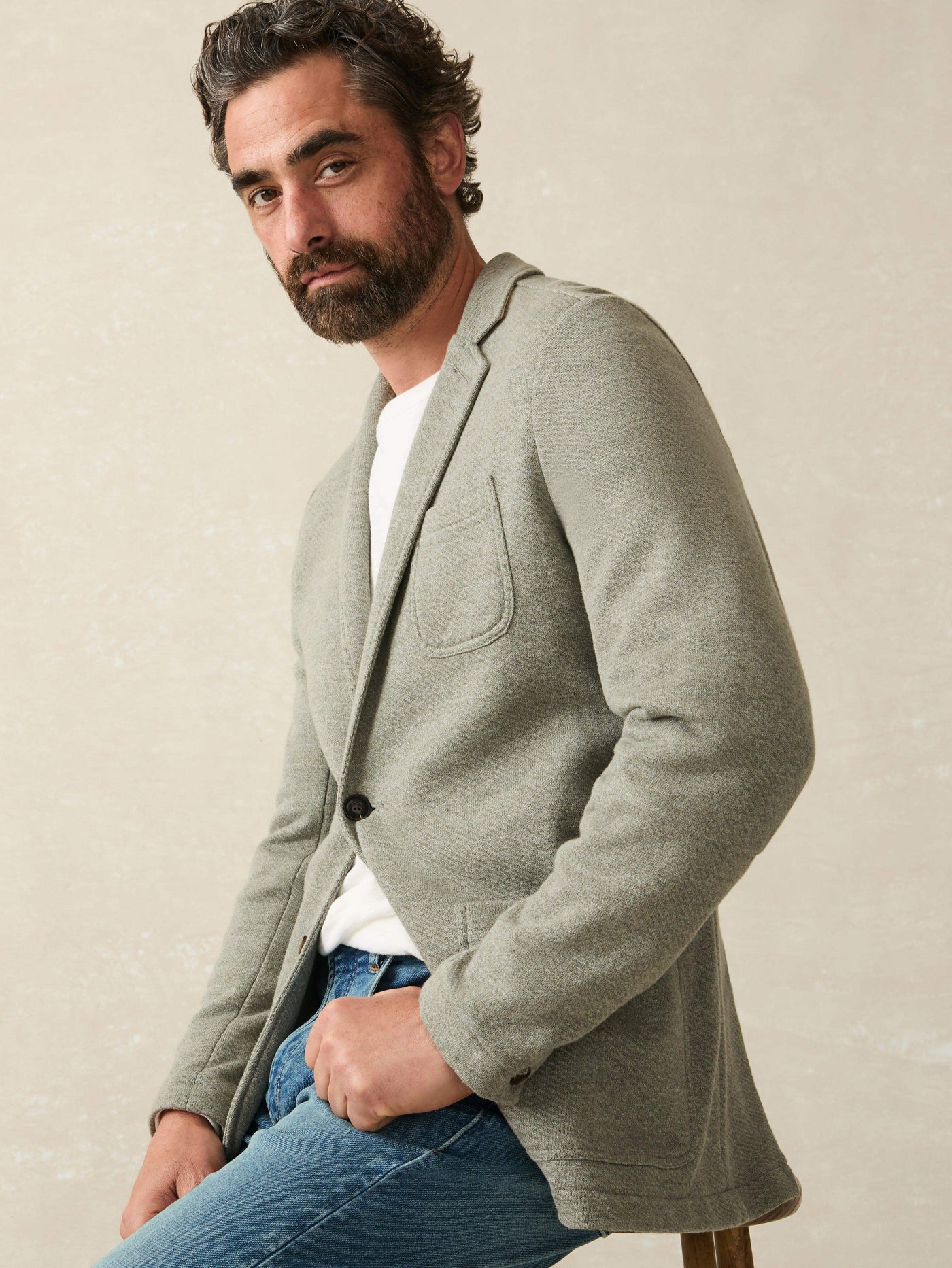 Thomas Lush Olive Blazer