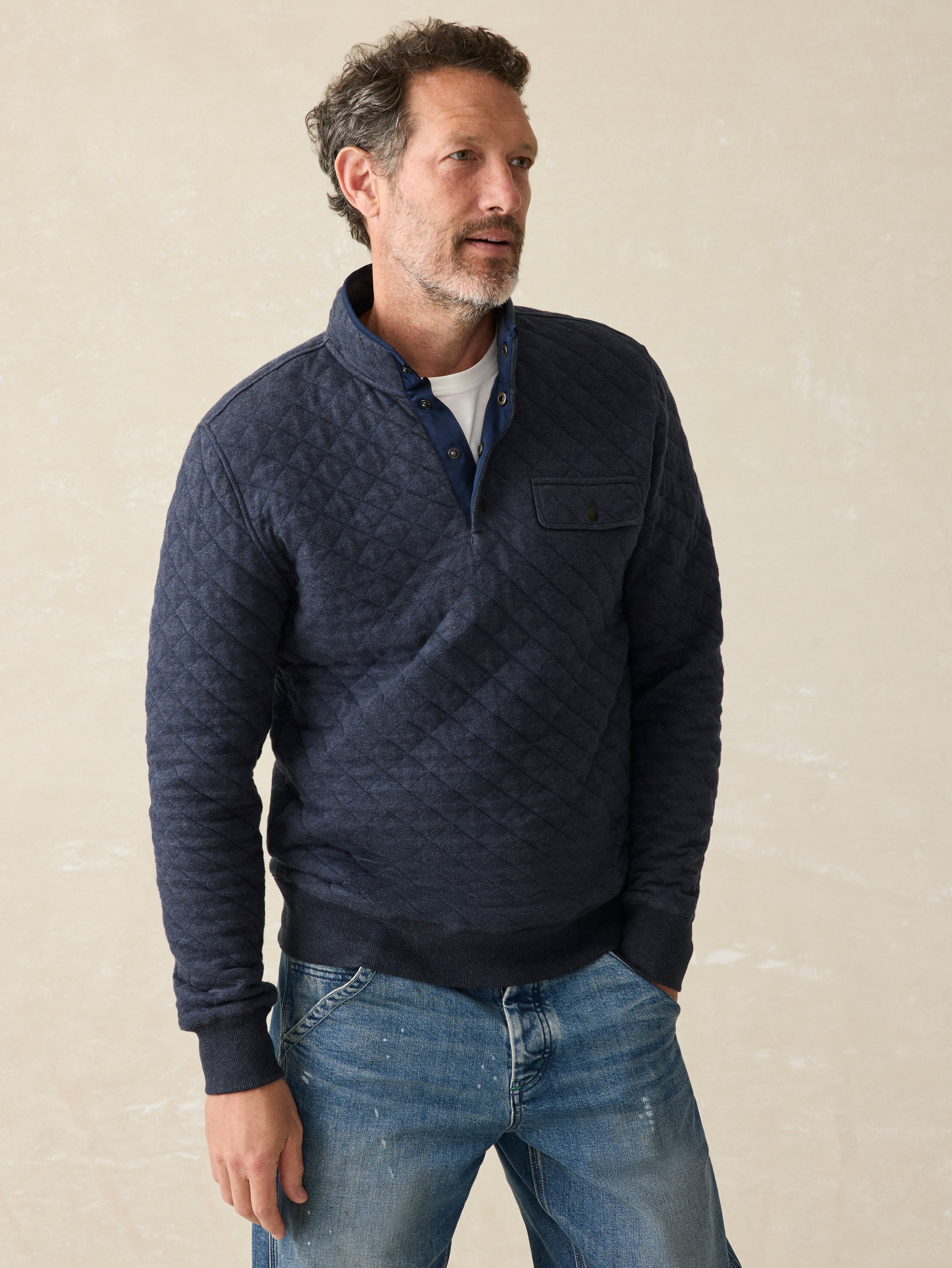 Epic Quilted Fleece Pullover