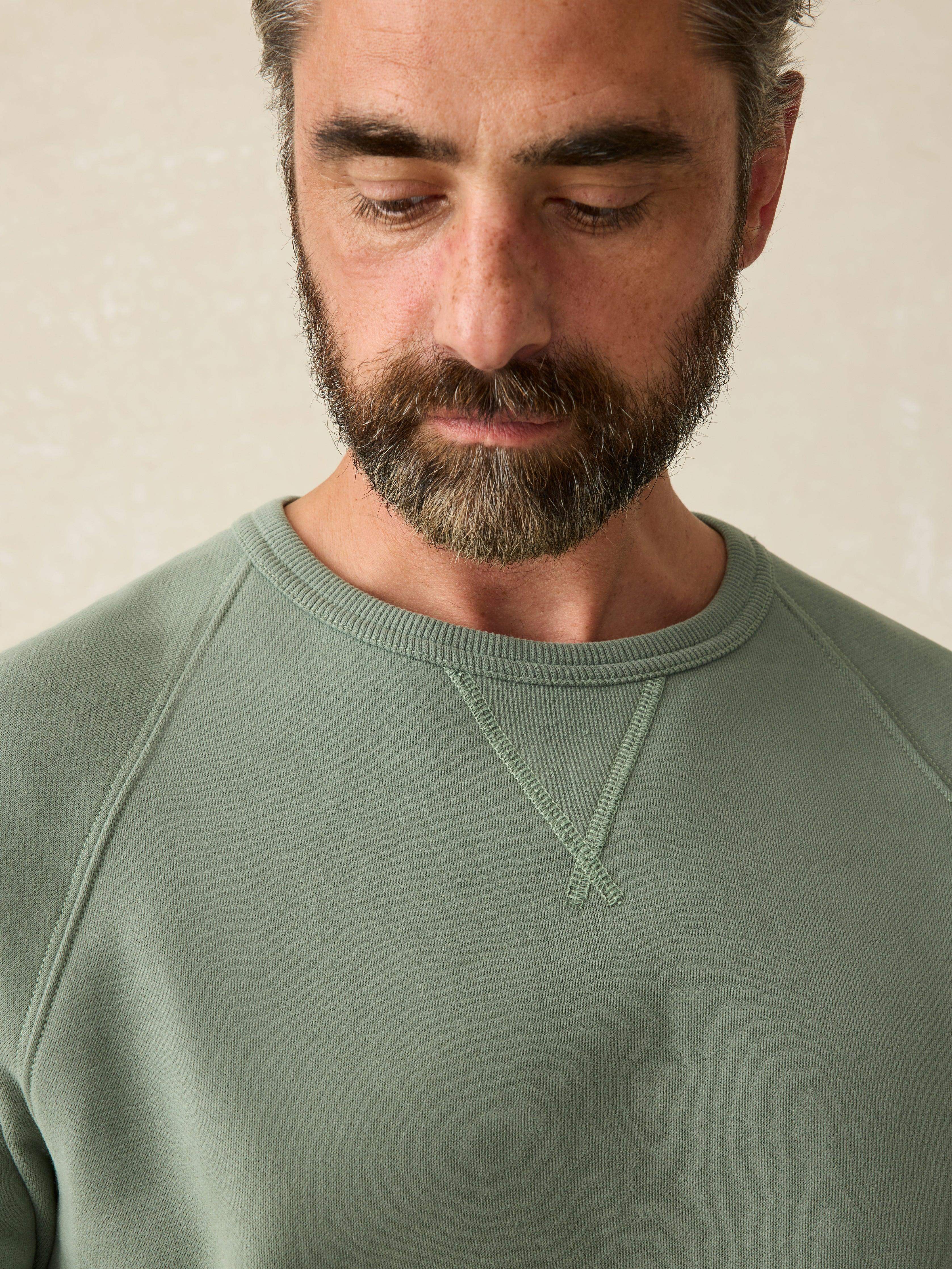 High Standard Fleece Crewneck - Spruce