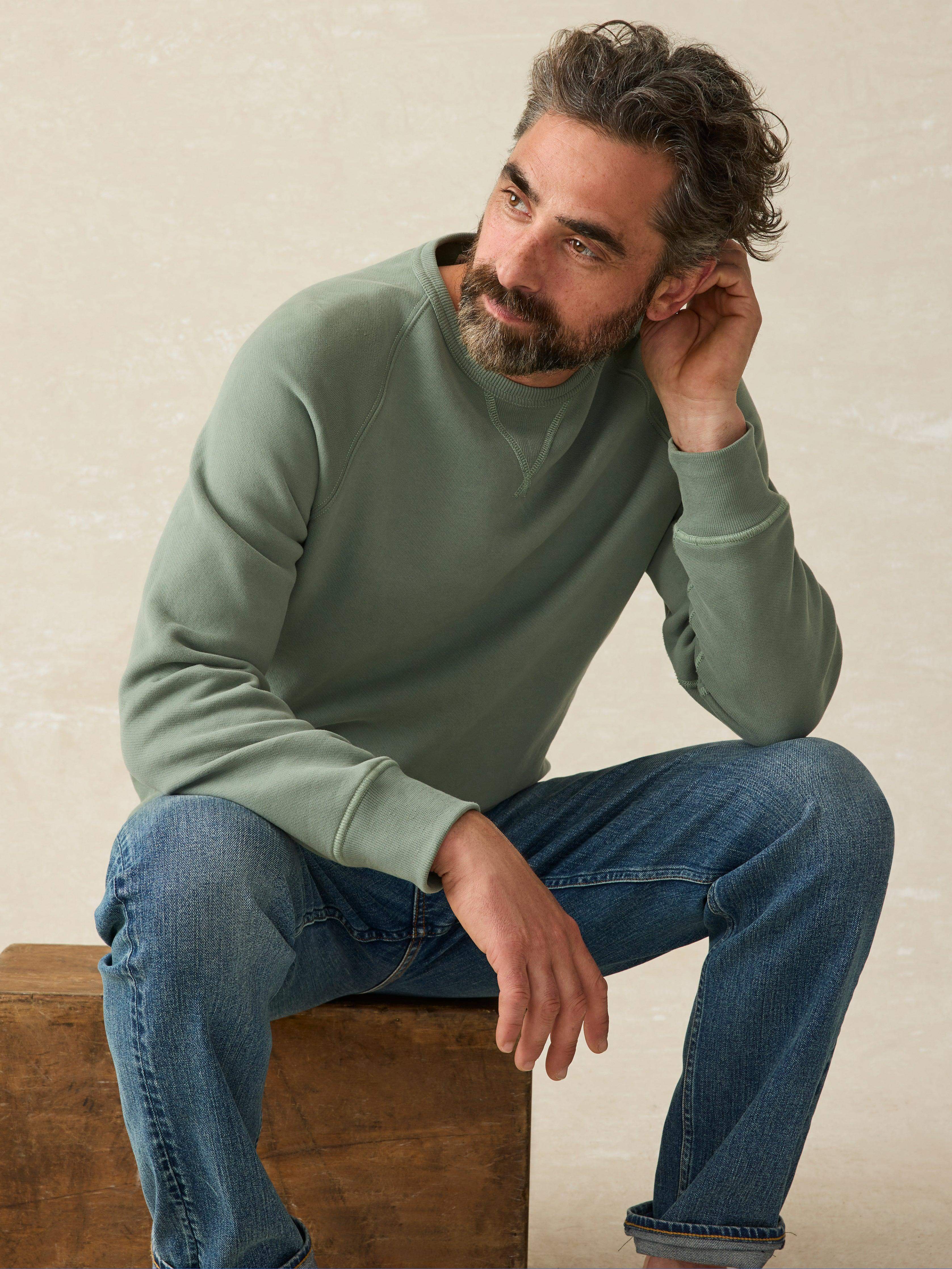 High Standard Fleece Crewneck - Spruce
