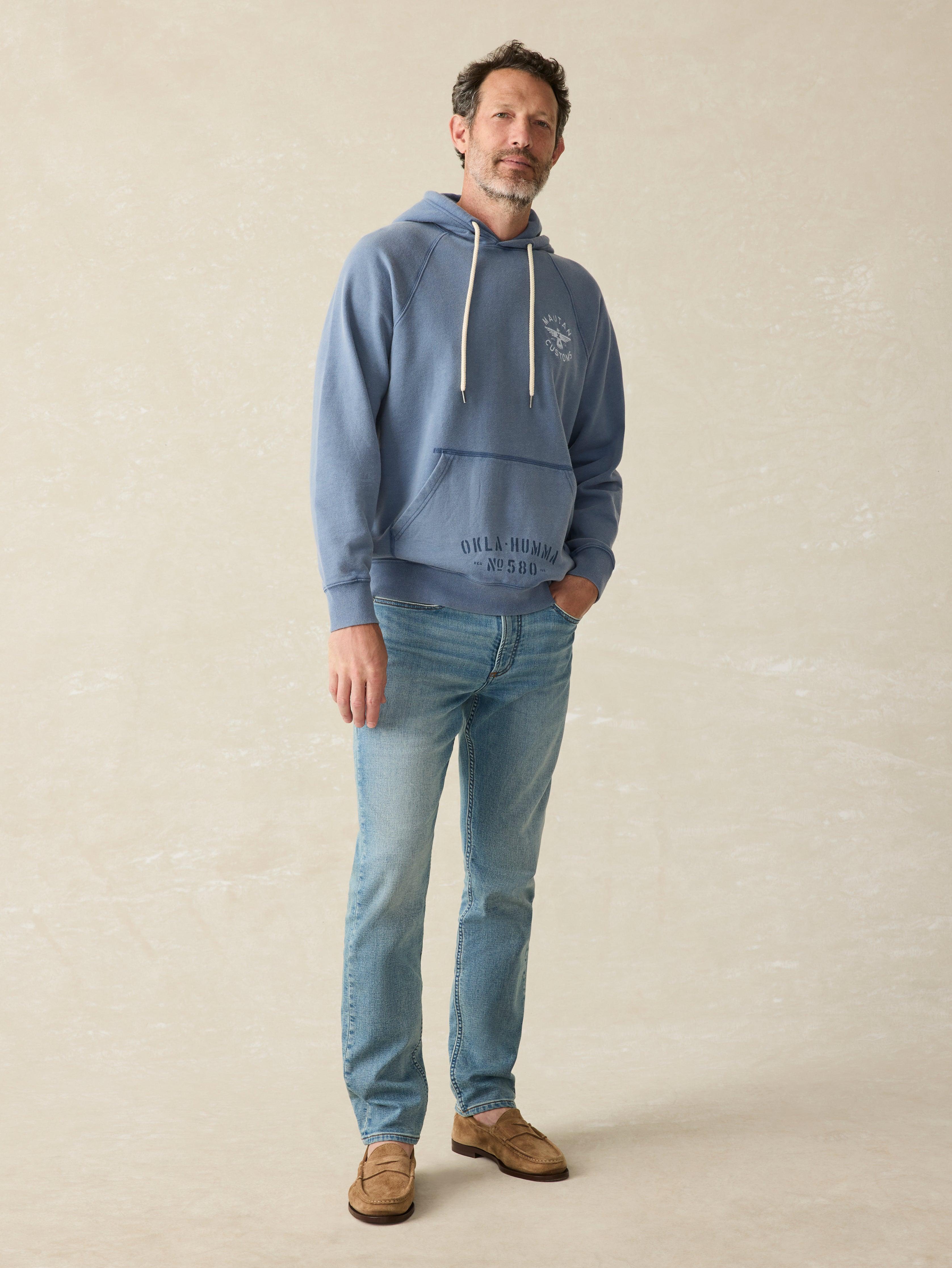 Steven Paul Judd Fleece Hoodie - Mautan Blue