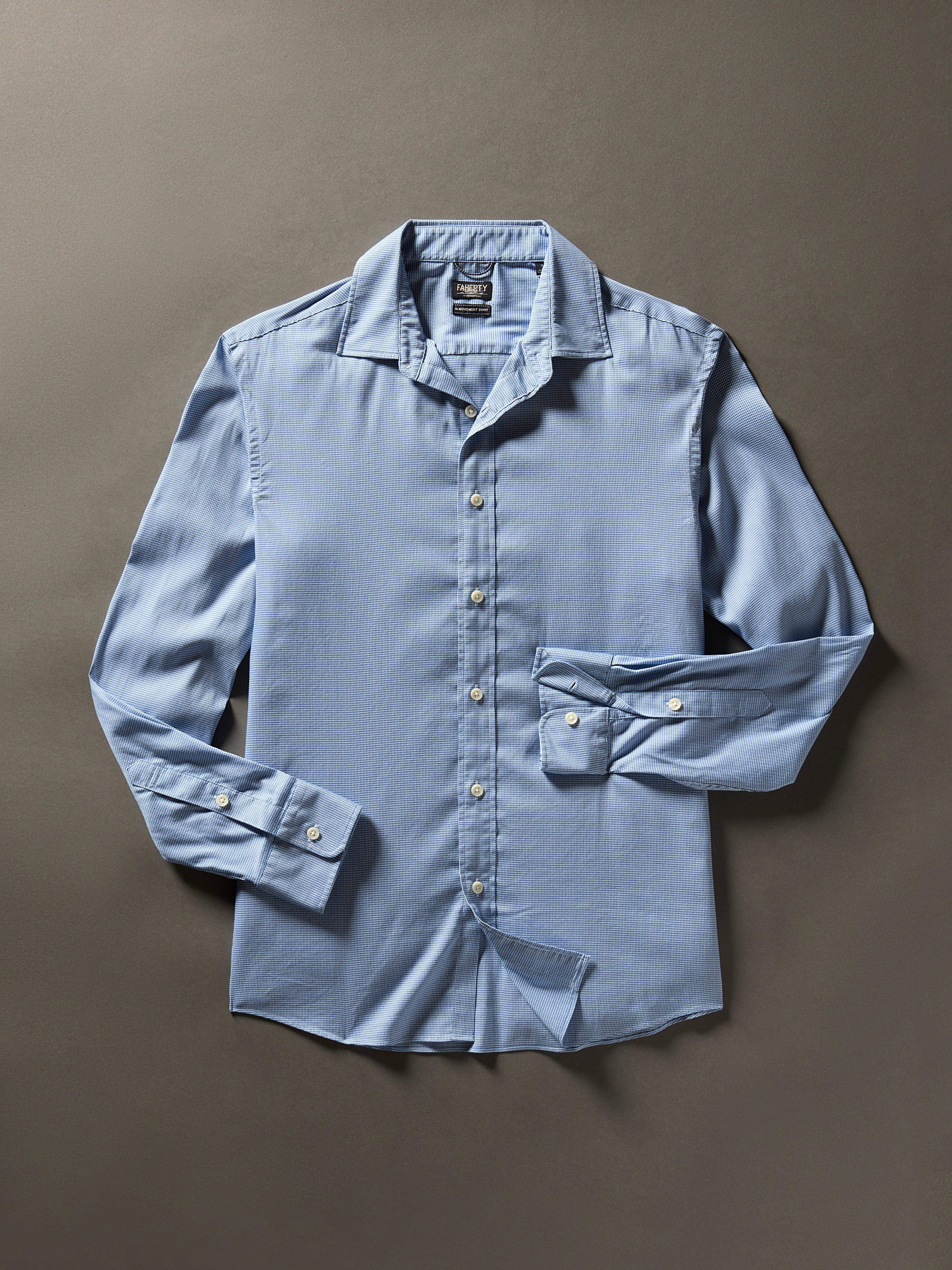 Movement™ Shirt - Azure Pincheck