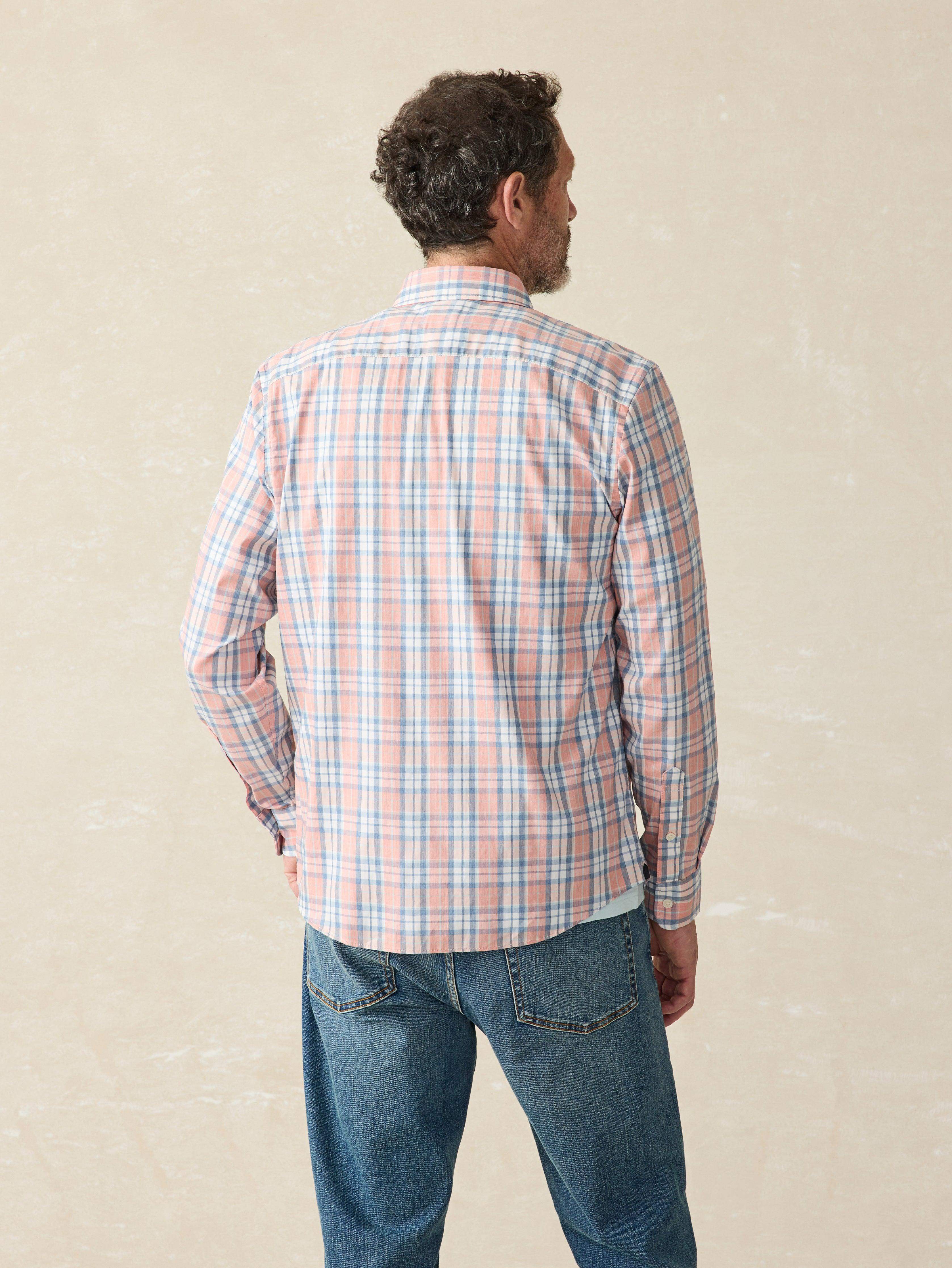 Movement™ Shirt Classic Fit - Ocean Coral Plaid