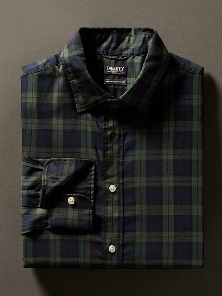トップス BROCHURE GENERALLY SHIRTS BLACK WATCH FA24-faherty-MWC0082-WPL-