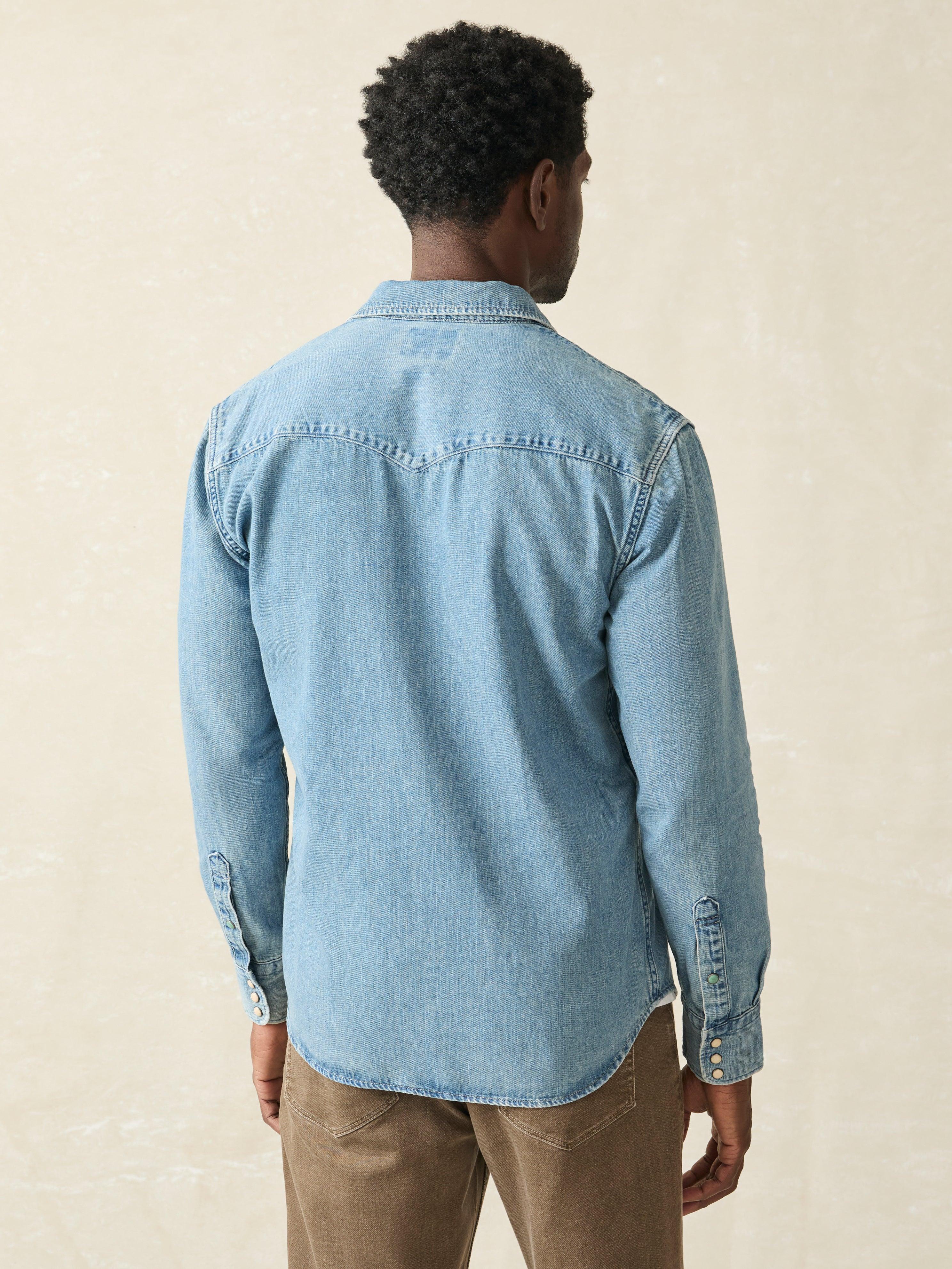 The Western Shirt - Faded Indigo