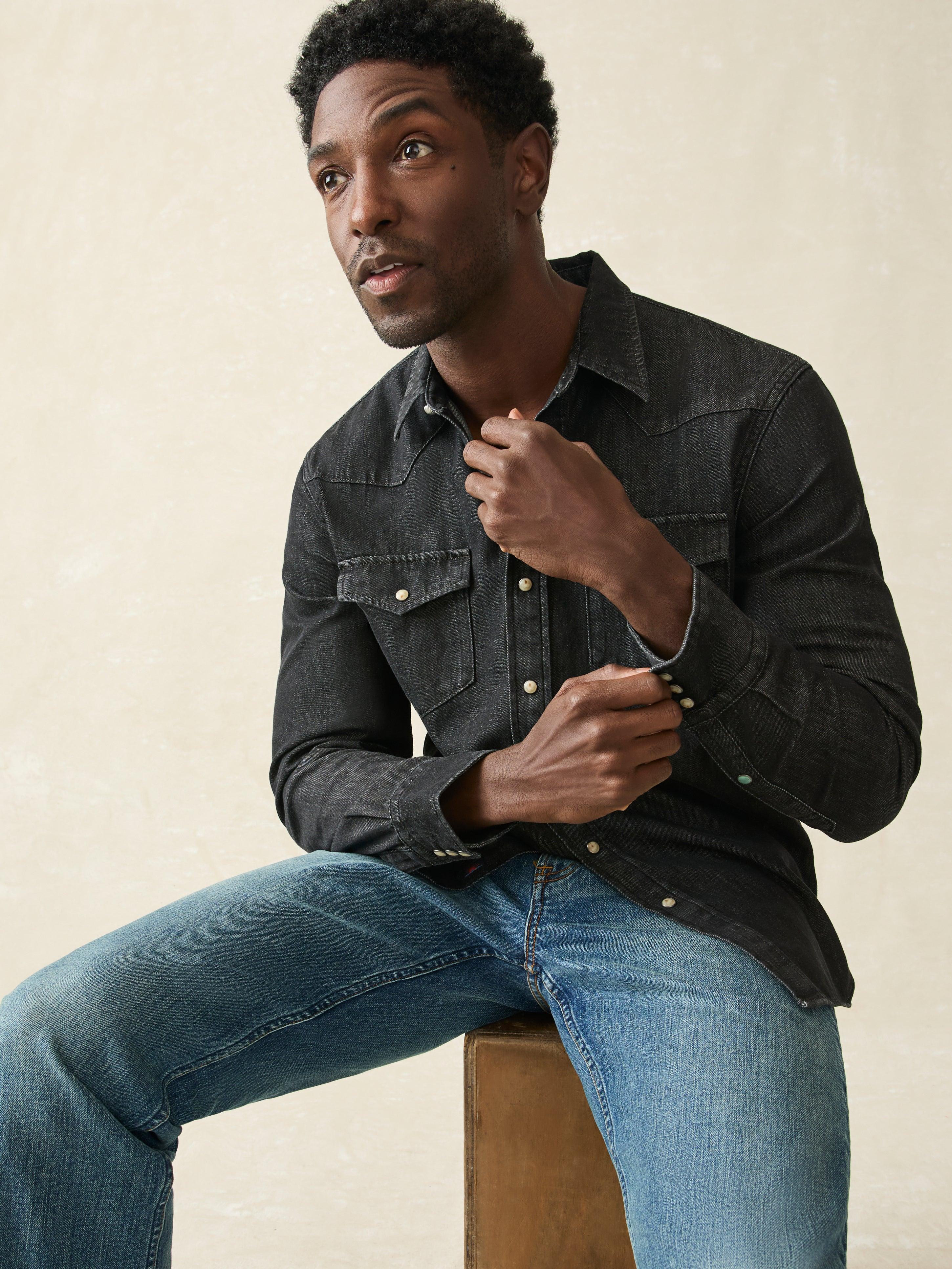 The Western Shirt - Black Sand Wash