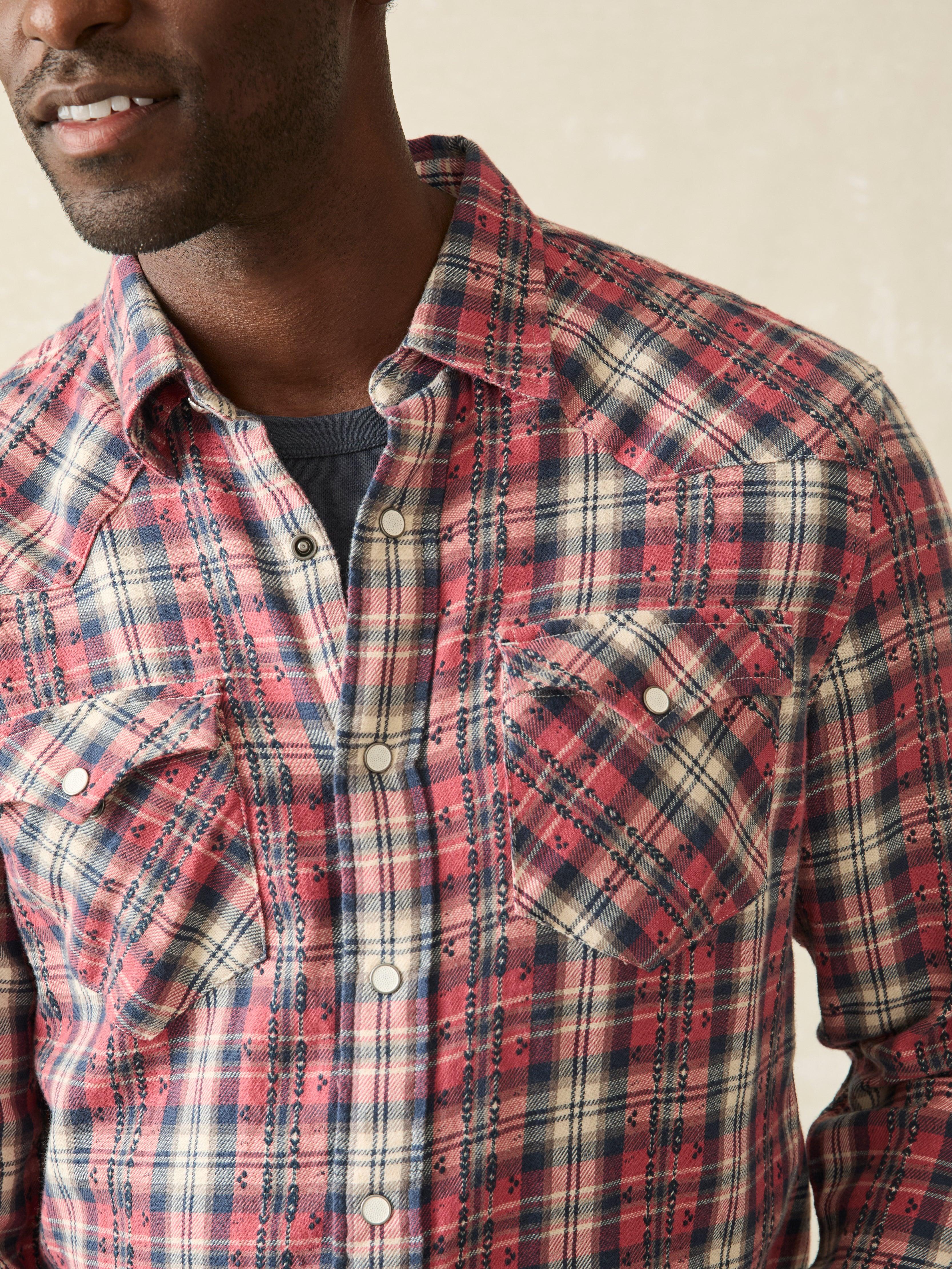 Artisan Twill Western Shirt - Redfern Valley Plaid