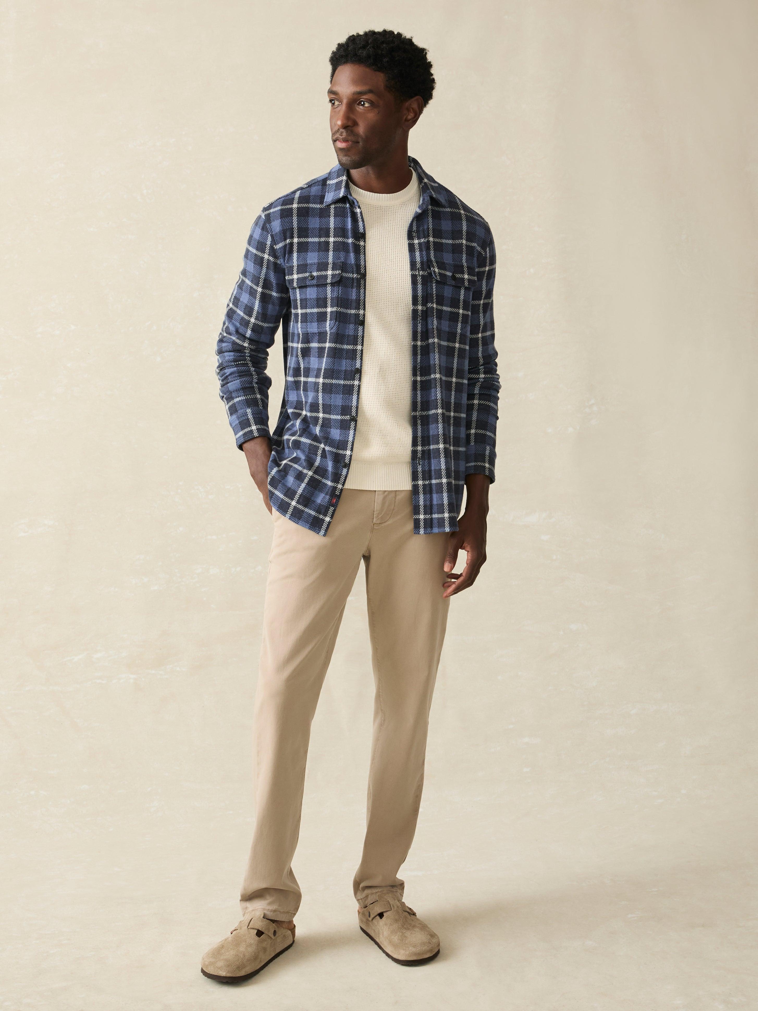 Legend Sweater Shirt - Blue Winds Plaid