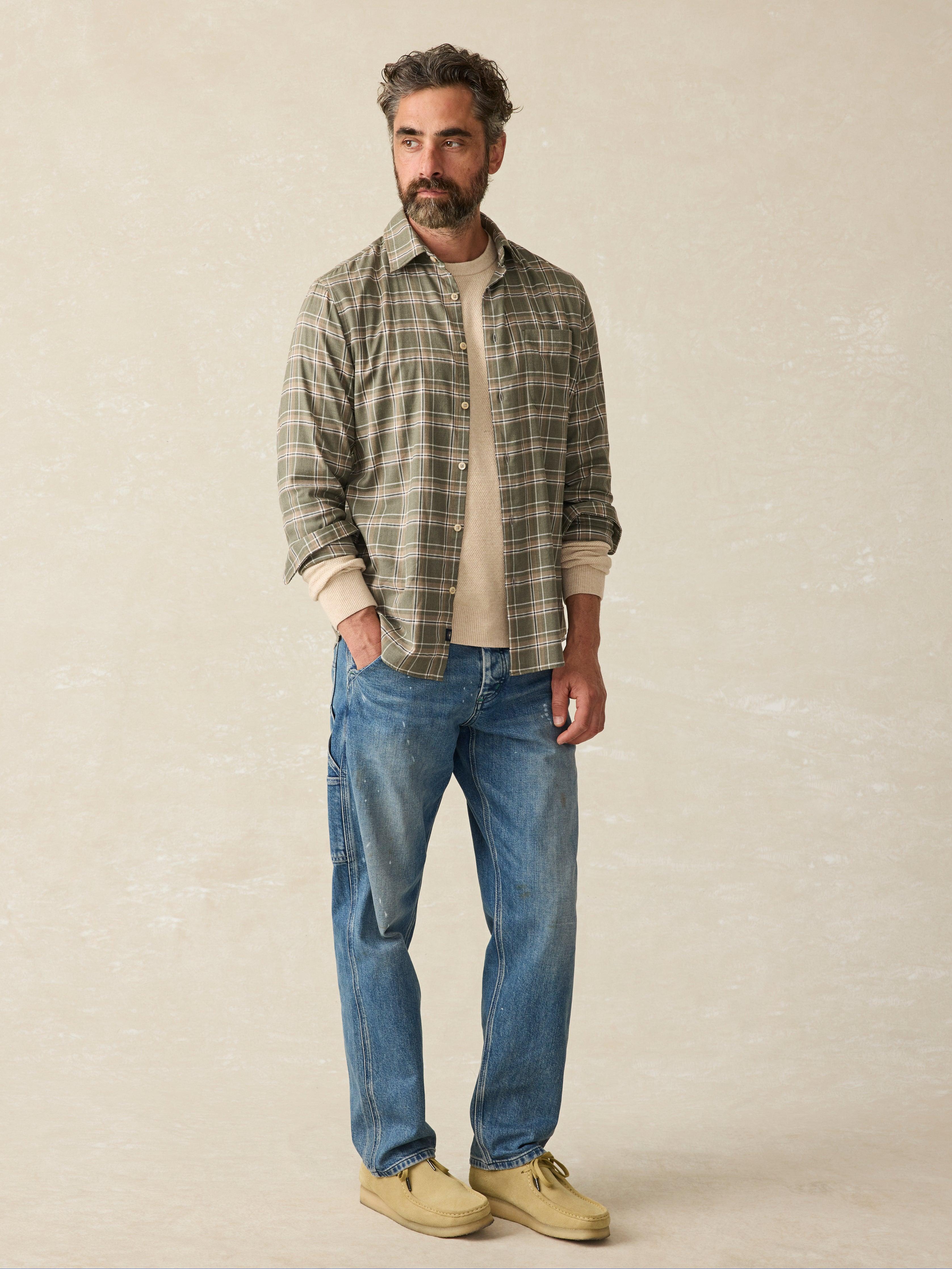 Coastline Knit Shirt - Pleasant Hill Plaid