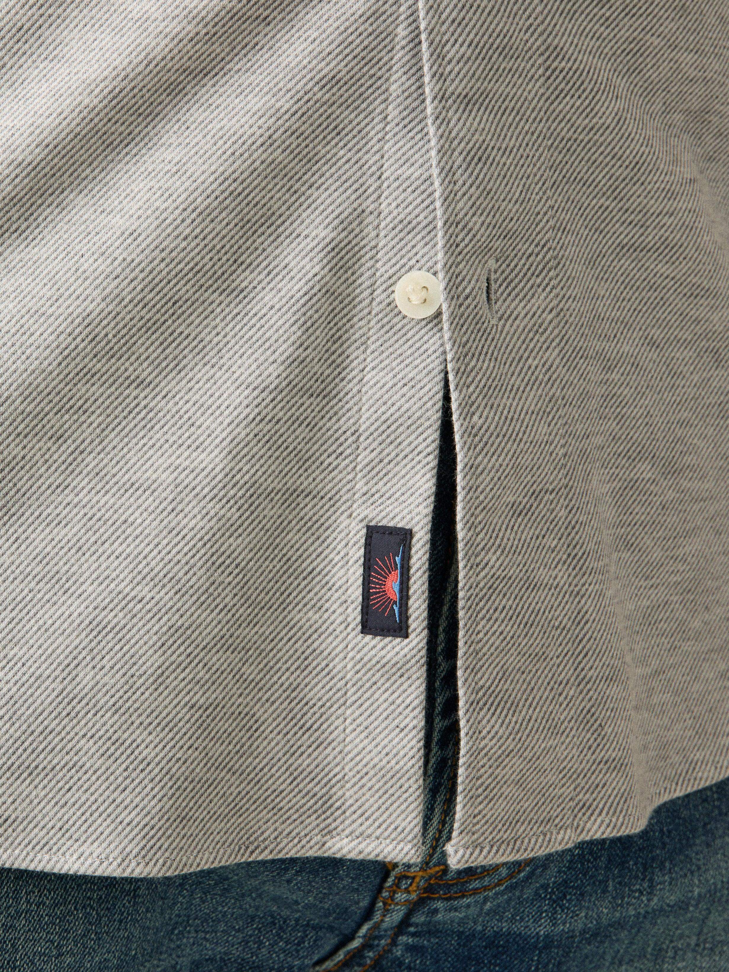 Coastline Knit Shirt - Grey Heather Twill