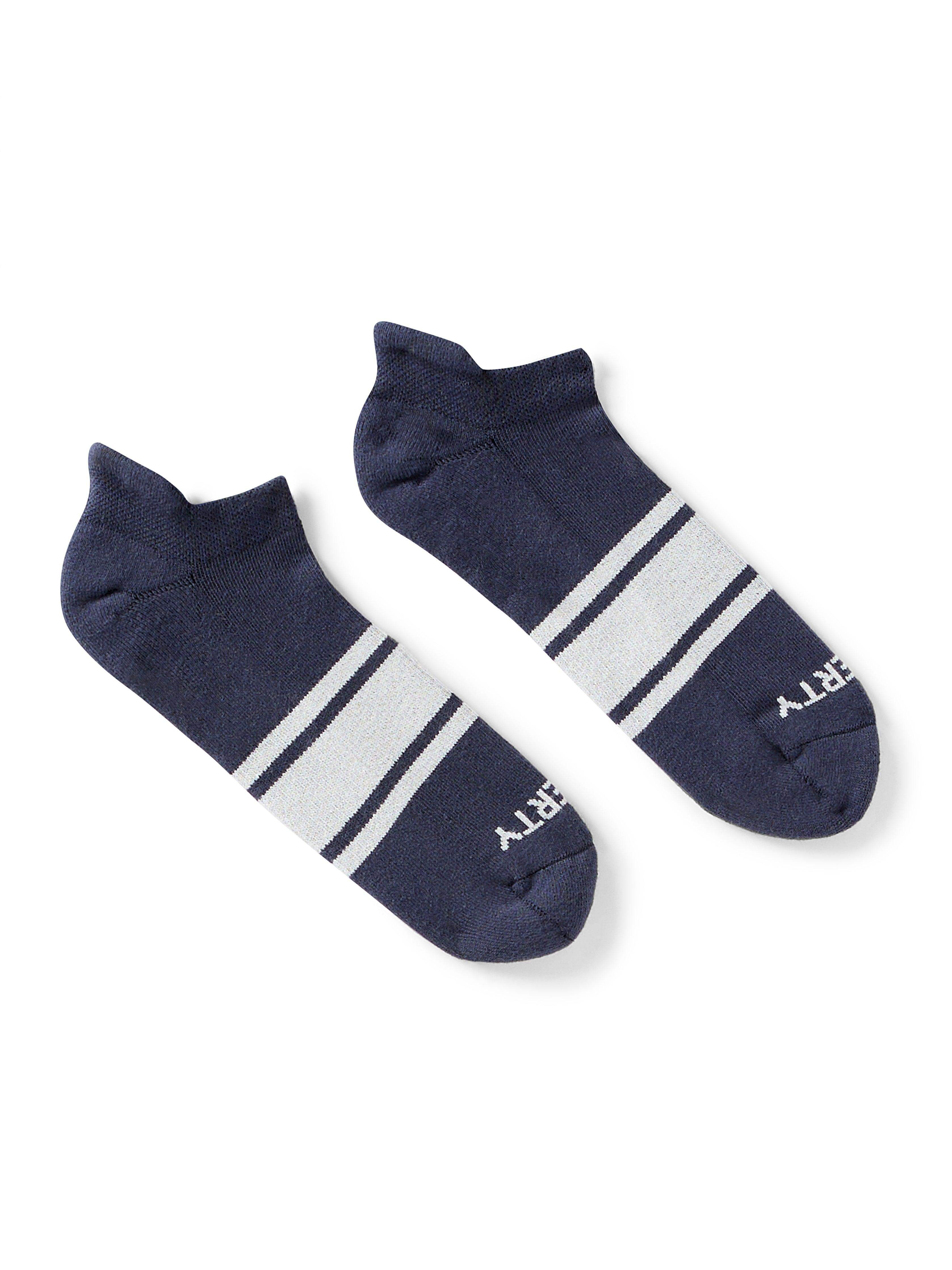 Surf Stripe Ankle Sock - Navy