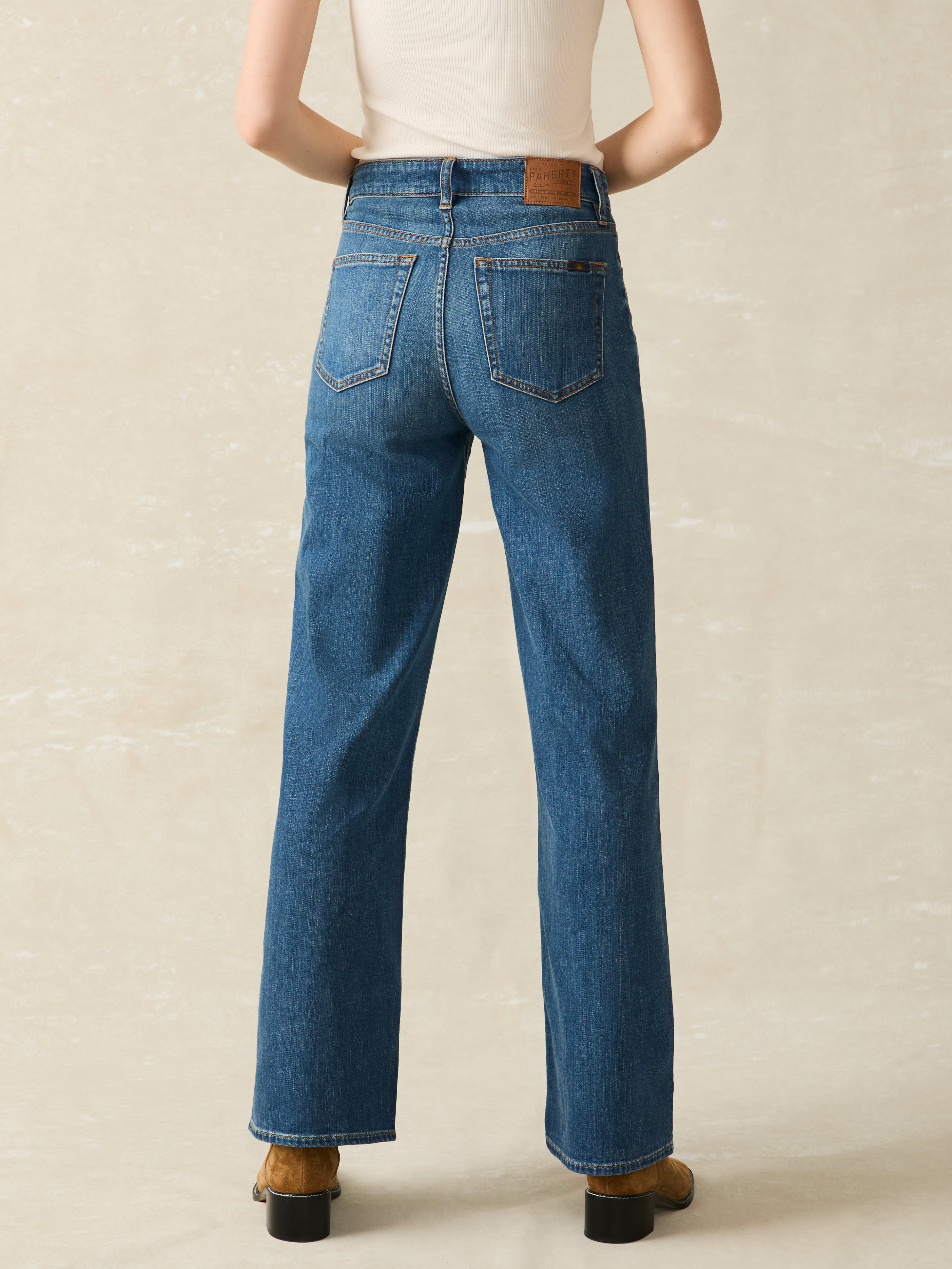 Dream Jean Wide Leg - Indigo Coast Wash