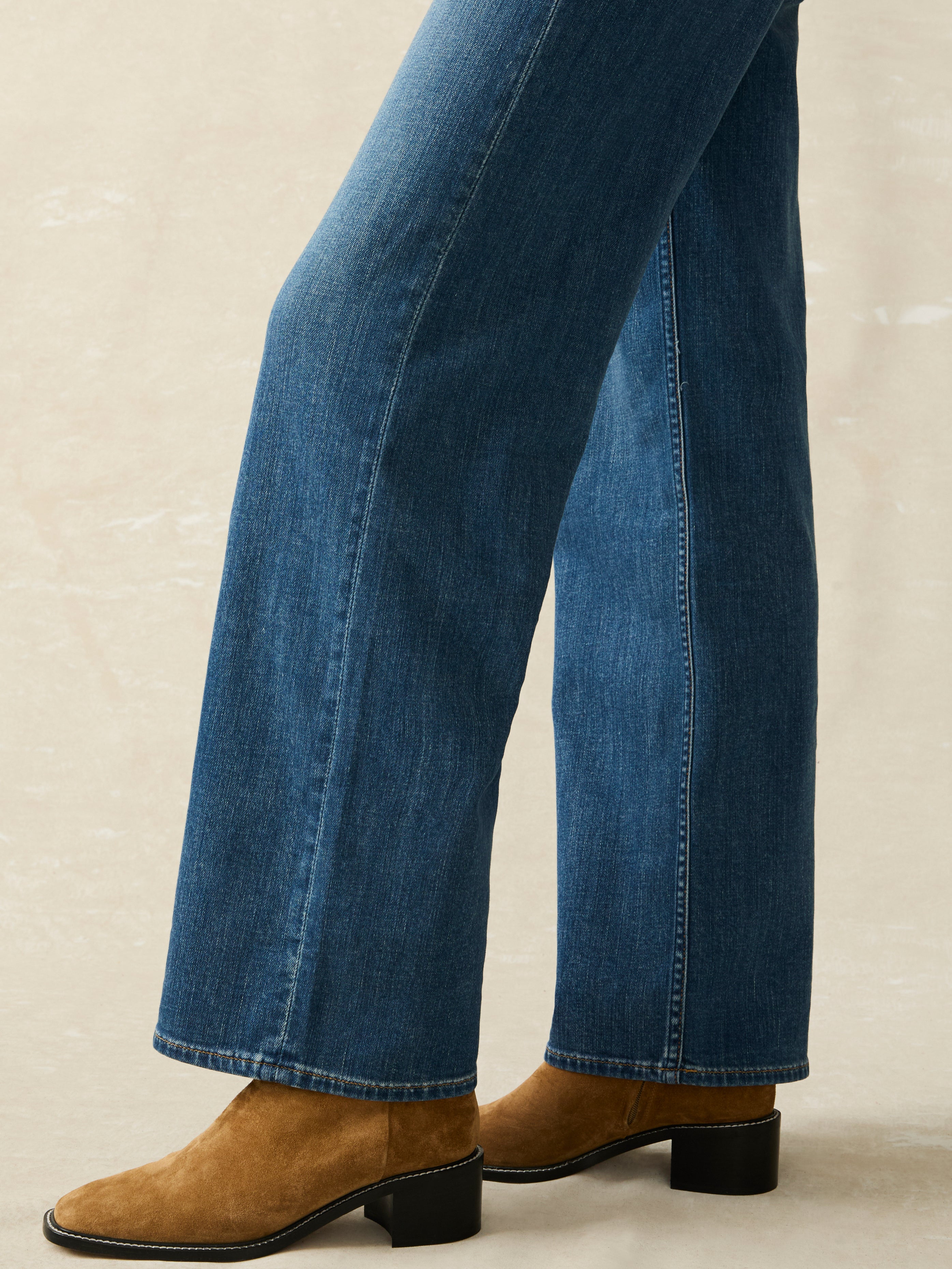 Dream Jean Wide Leg - Indigo Coast Wash