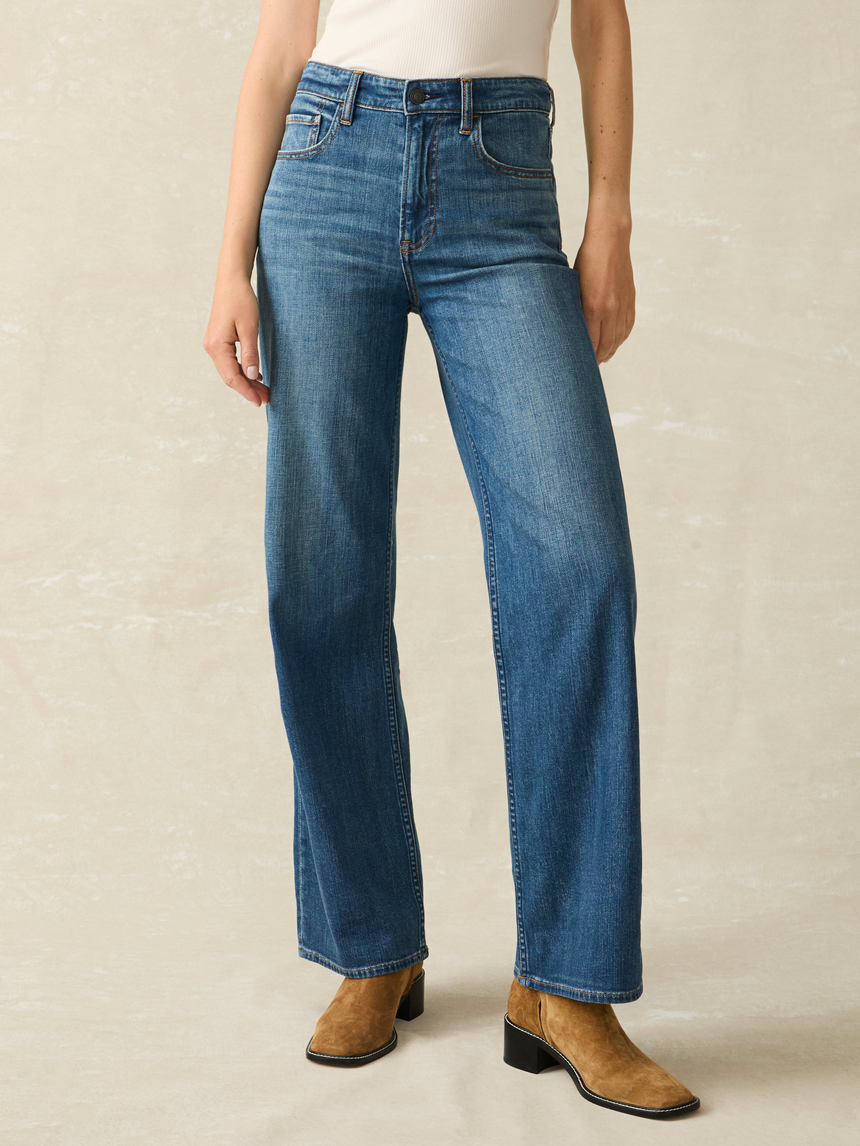 Dream Jean Wide Leg - Indigo Coast Wash