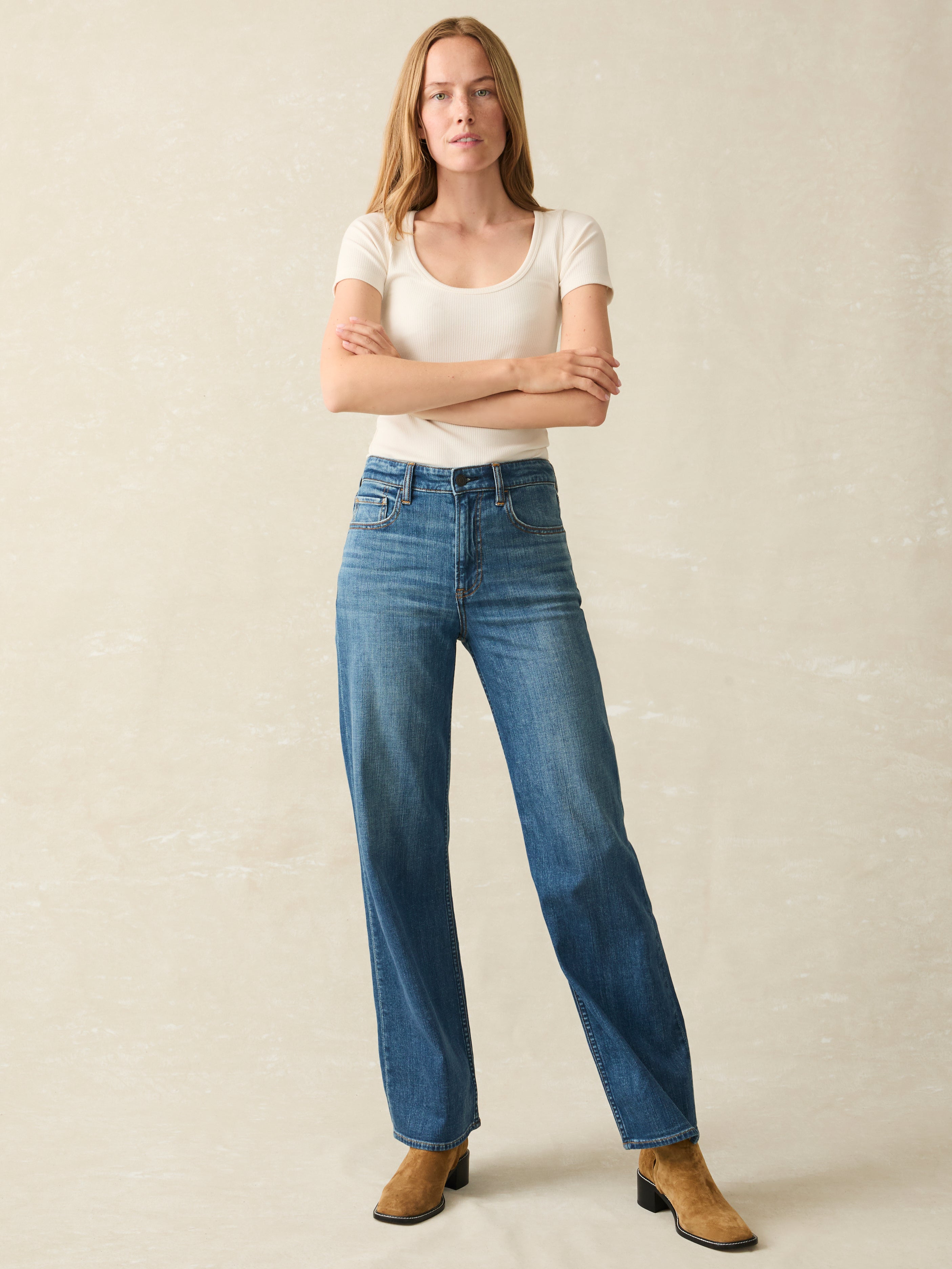 Dream Jean Wide Leg - Indigo Coast Wash