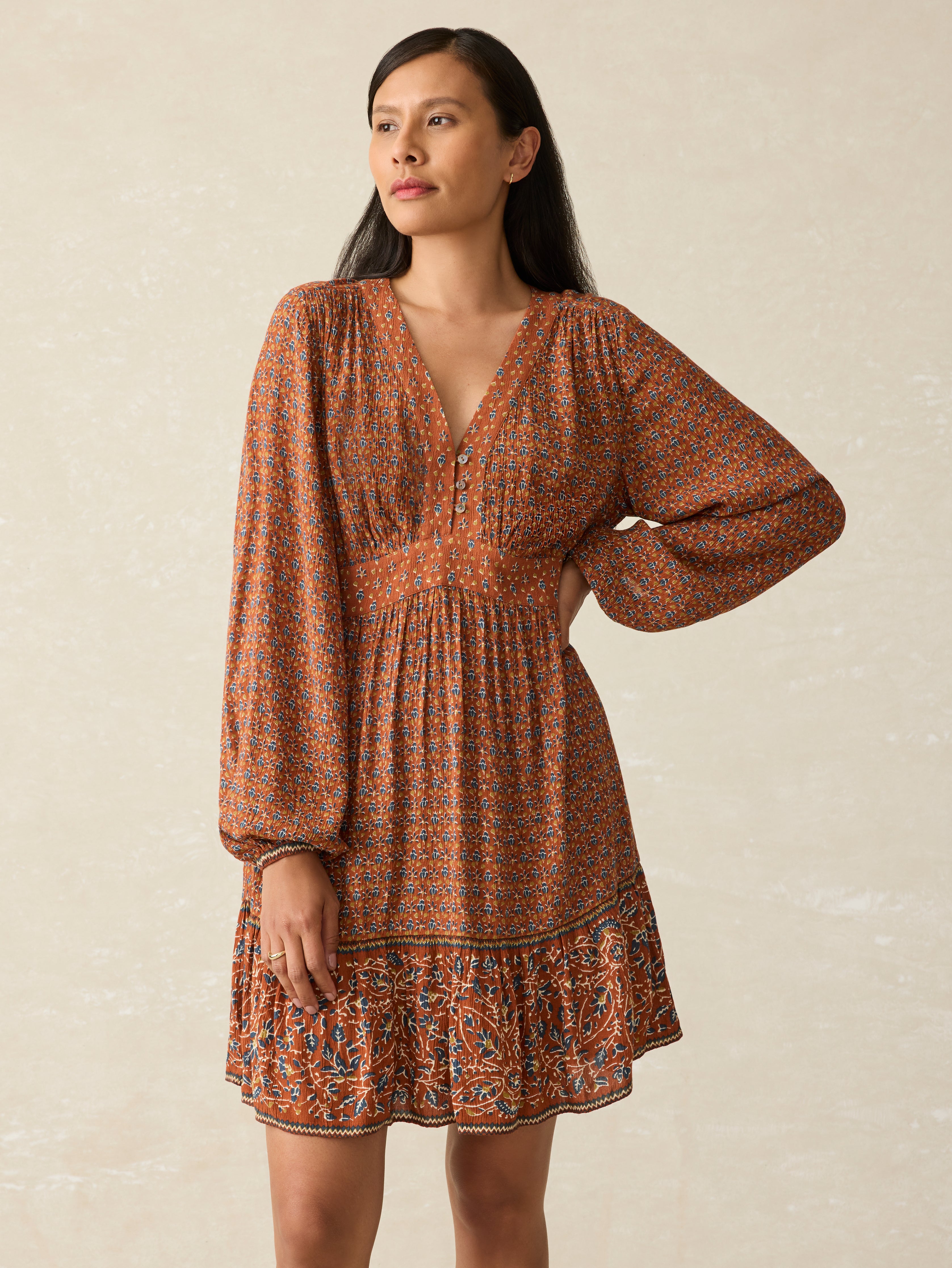 Woodstock Dress - Chestnut Blossom